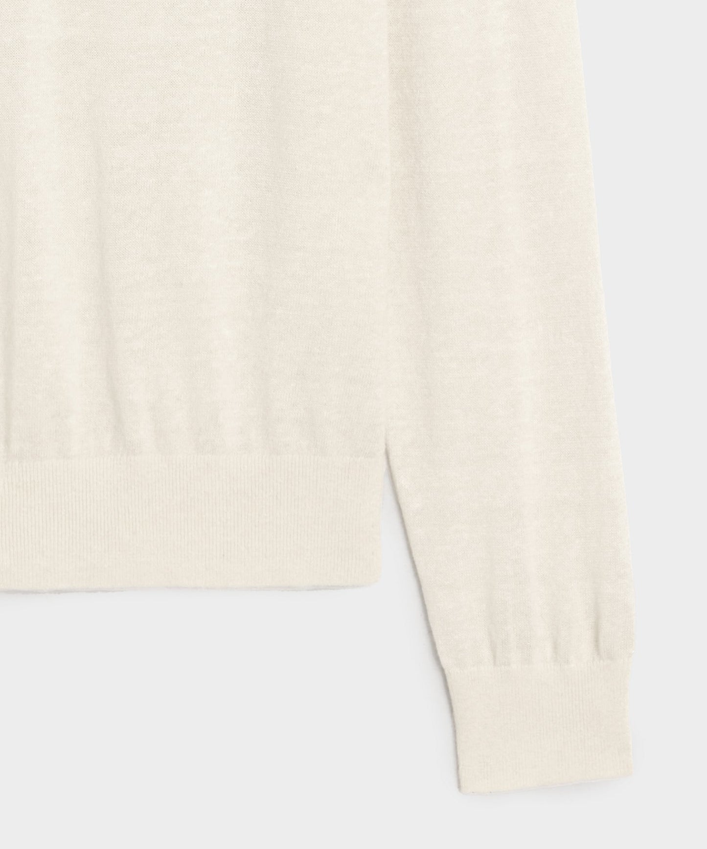 Todd Snyder Linen-Cotton Henley Sweater in Bisque Bisque