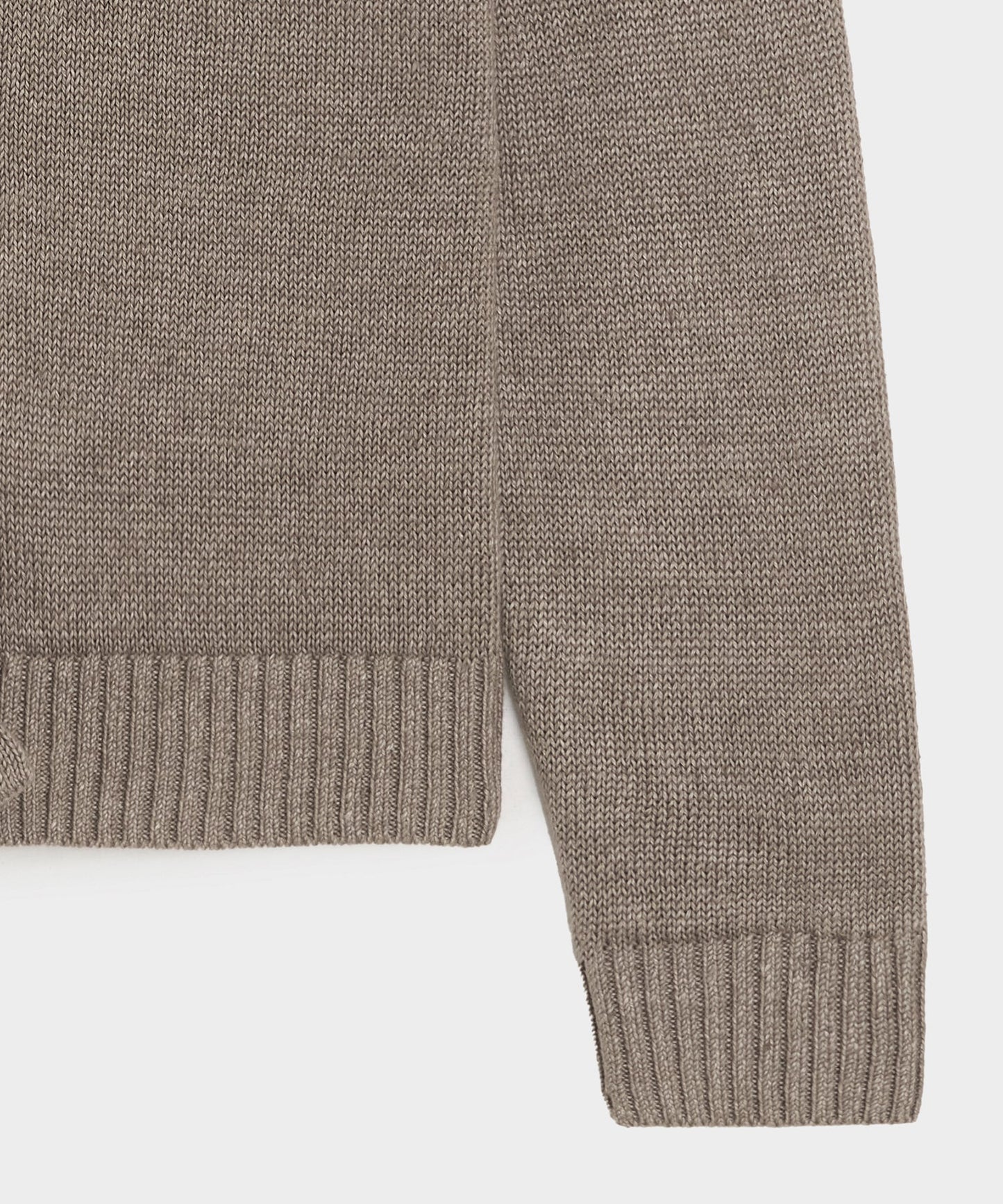 Todd Snyder Linen Cardigan in Weathered Timber Weathered Timber