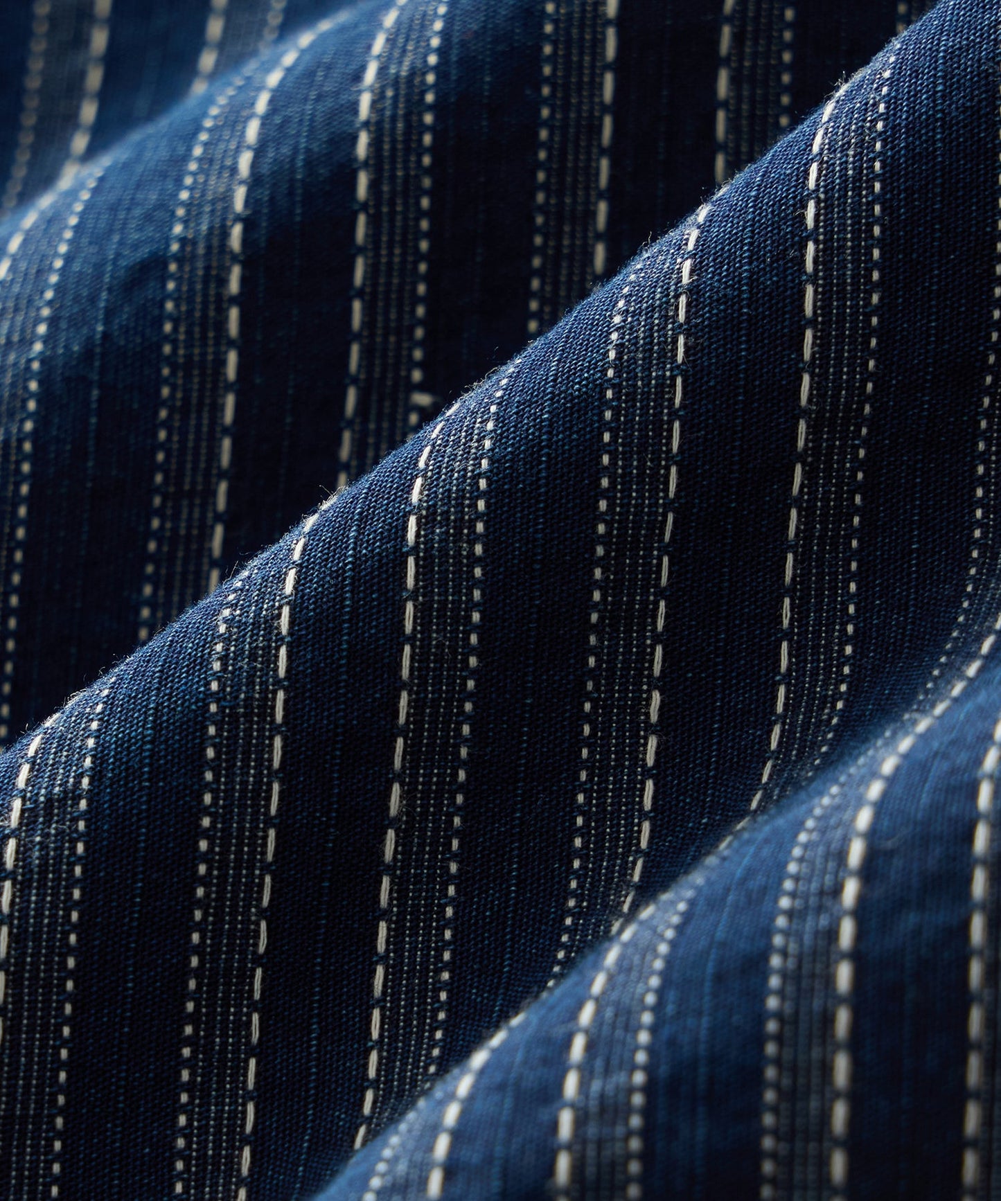 Todd Snyder 5" Cotton Beachcomber Short in Indigo Stripe Indigo