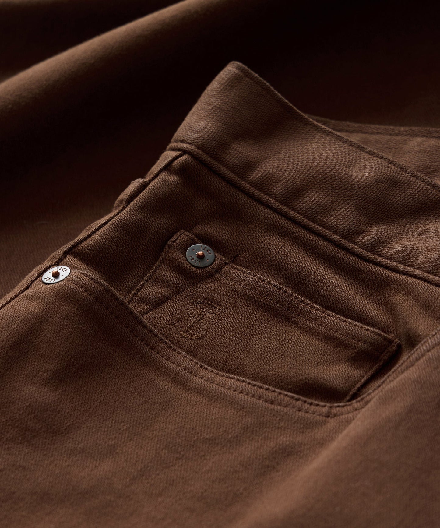 Todd Snyder Slim Garment-Dyed 5-Pocket Chino in Glazed Pecan Glazed Pecan