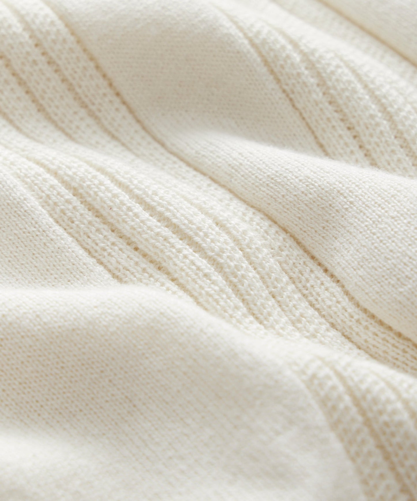 Todd Snyder Silk-Cotton Ribbed Sweater Polo in Off White Bisque