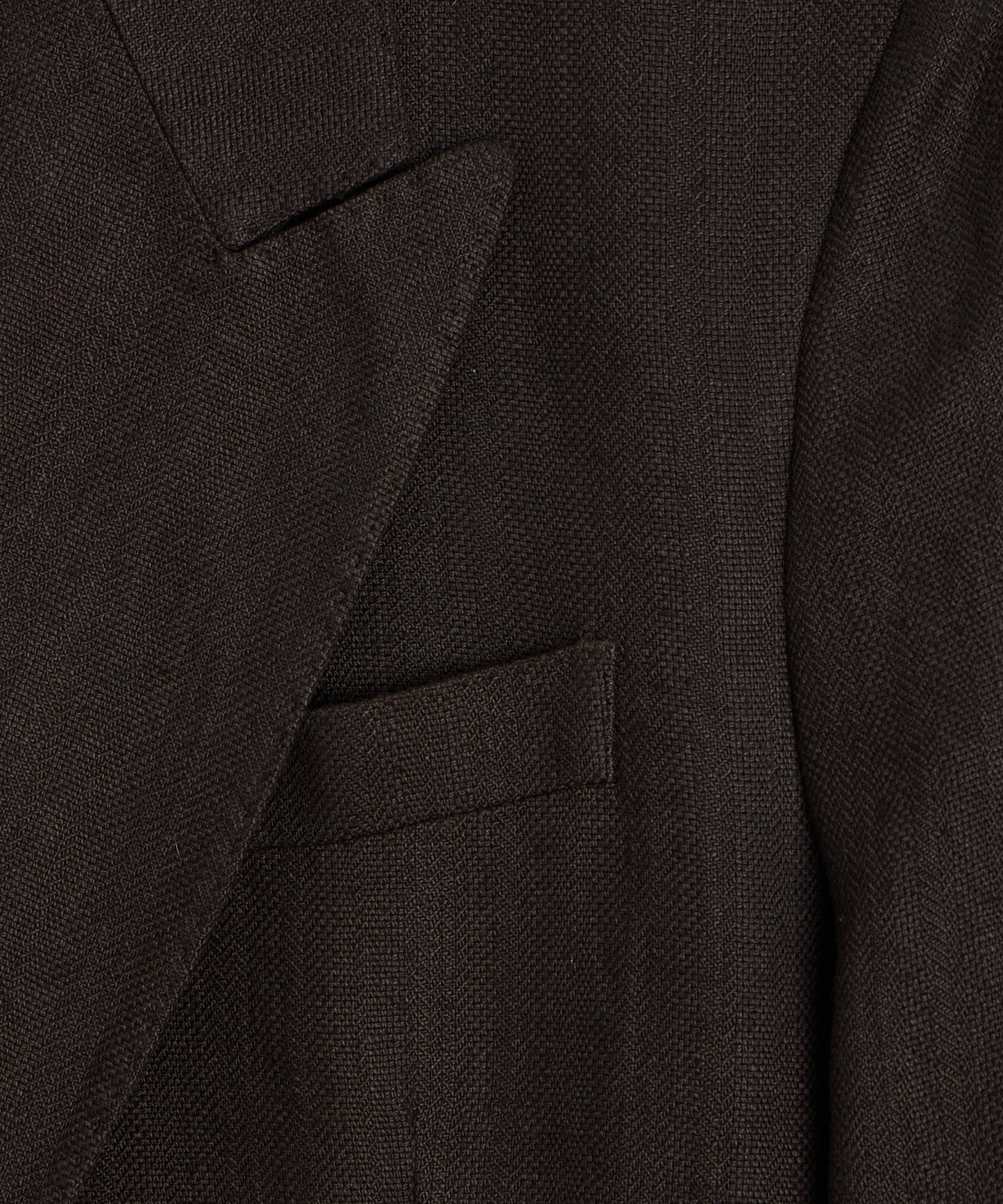 Todd Snyder Italian Herringbone Linen Wythe Jacket in Caviar Caviar