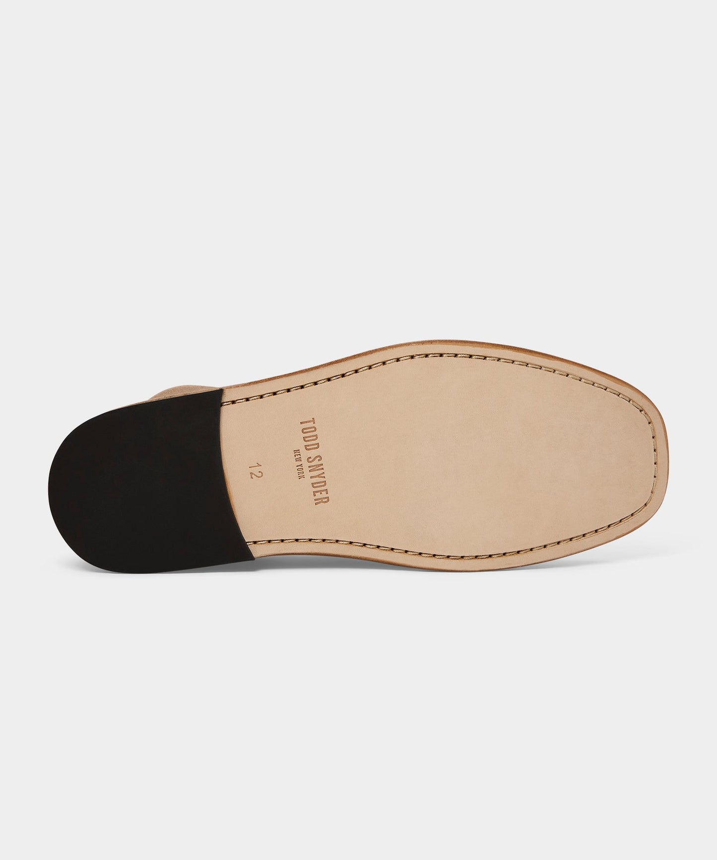 Todd Snyder Suede Provence Slip-On Shoe in Sand Sand