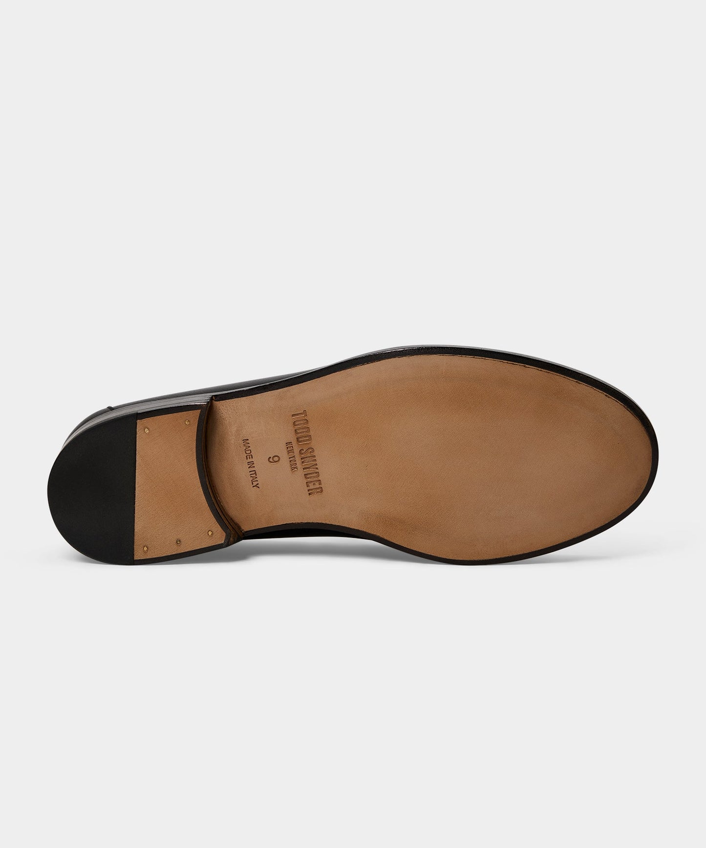 Todd Snyder Italian Leather Penny Loafer in Black Black