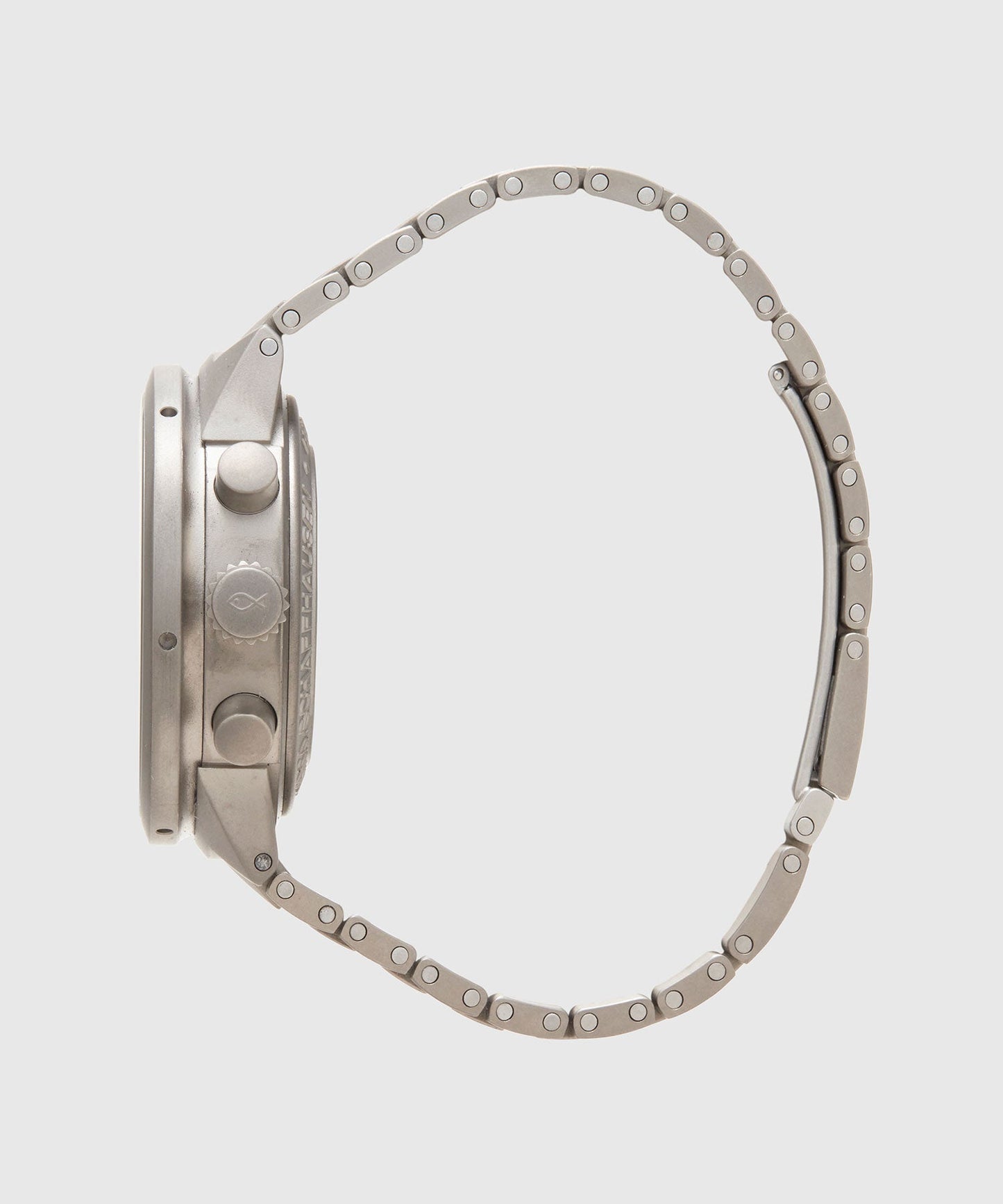 Todd Snyder 2004 IWC Perpetual Calendar Titanium Chronograph Watch Silver