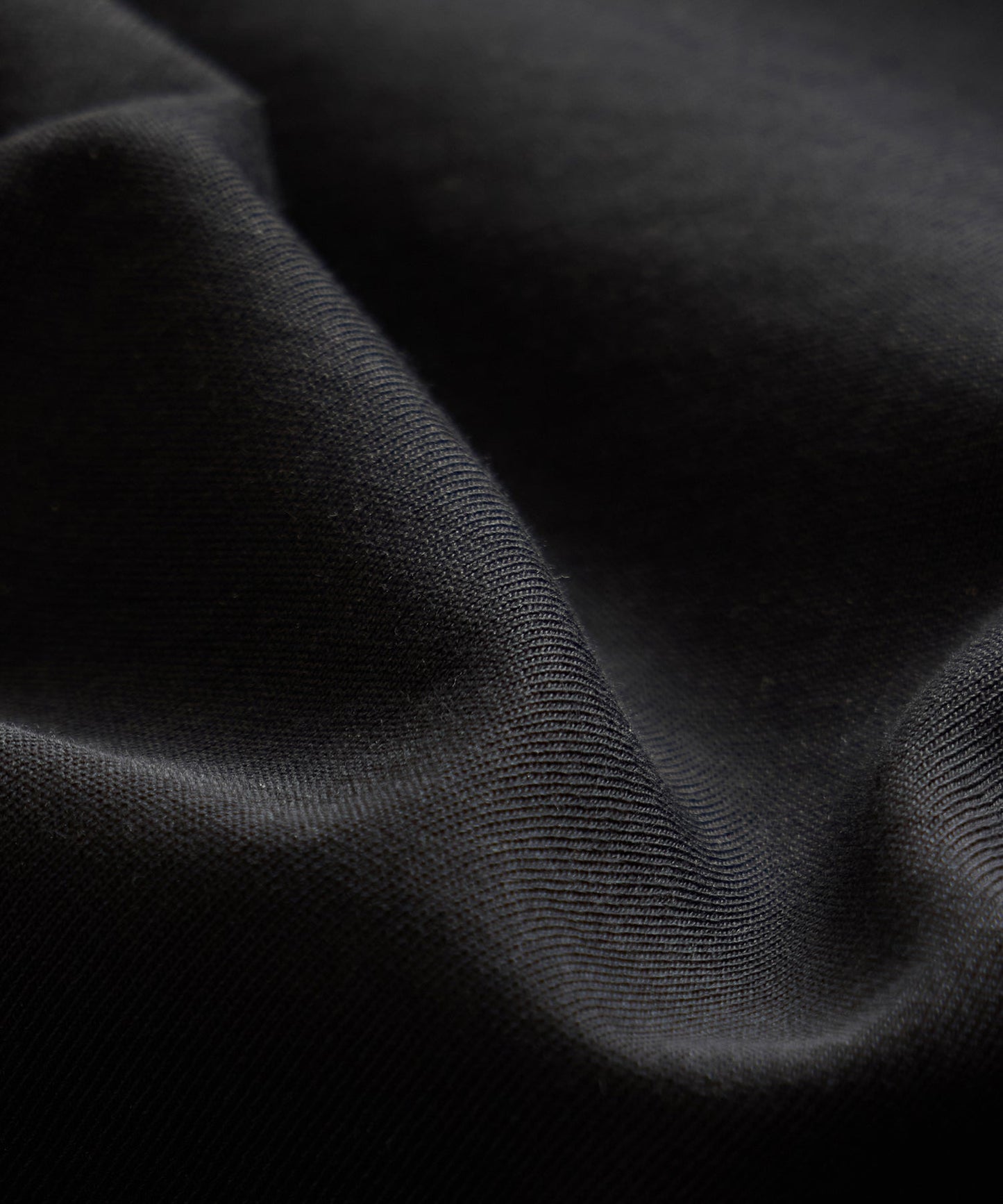 Todd Snyder Boxy Jersey Mockneck Tee in Black Black