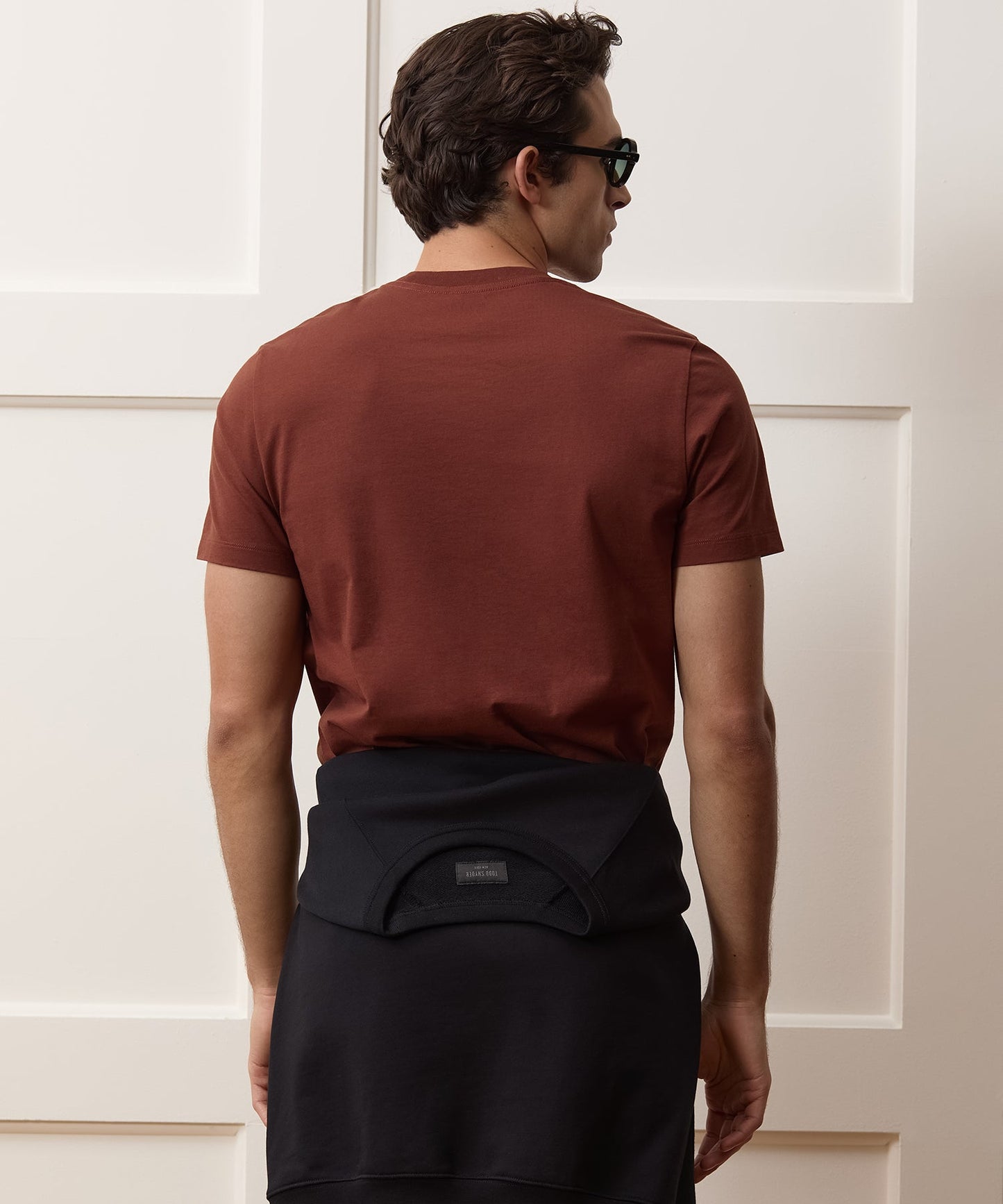Todd Snyder Premium Jersey Tee in Chocolate Cherry Chocolate Cherry