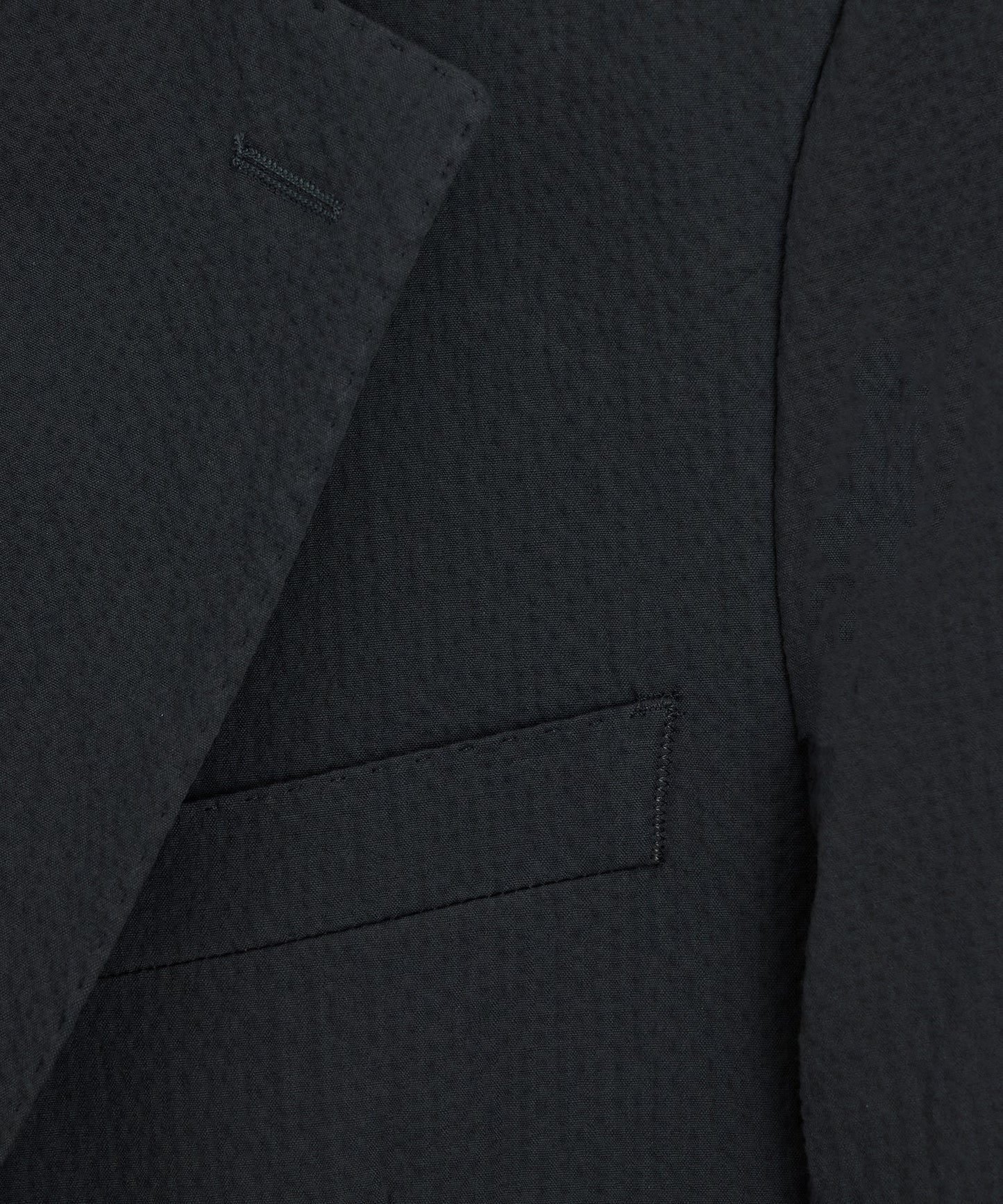 Todd Snyder Italian Seersucker Sutton Jacket in Obsidian Obsidian