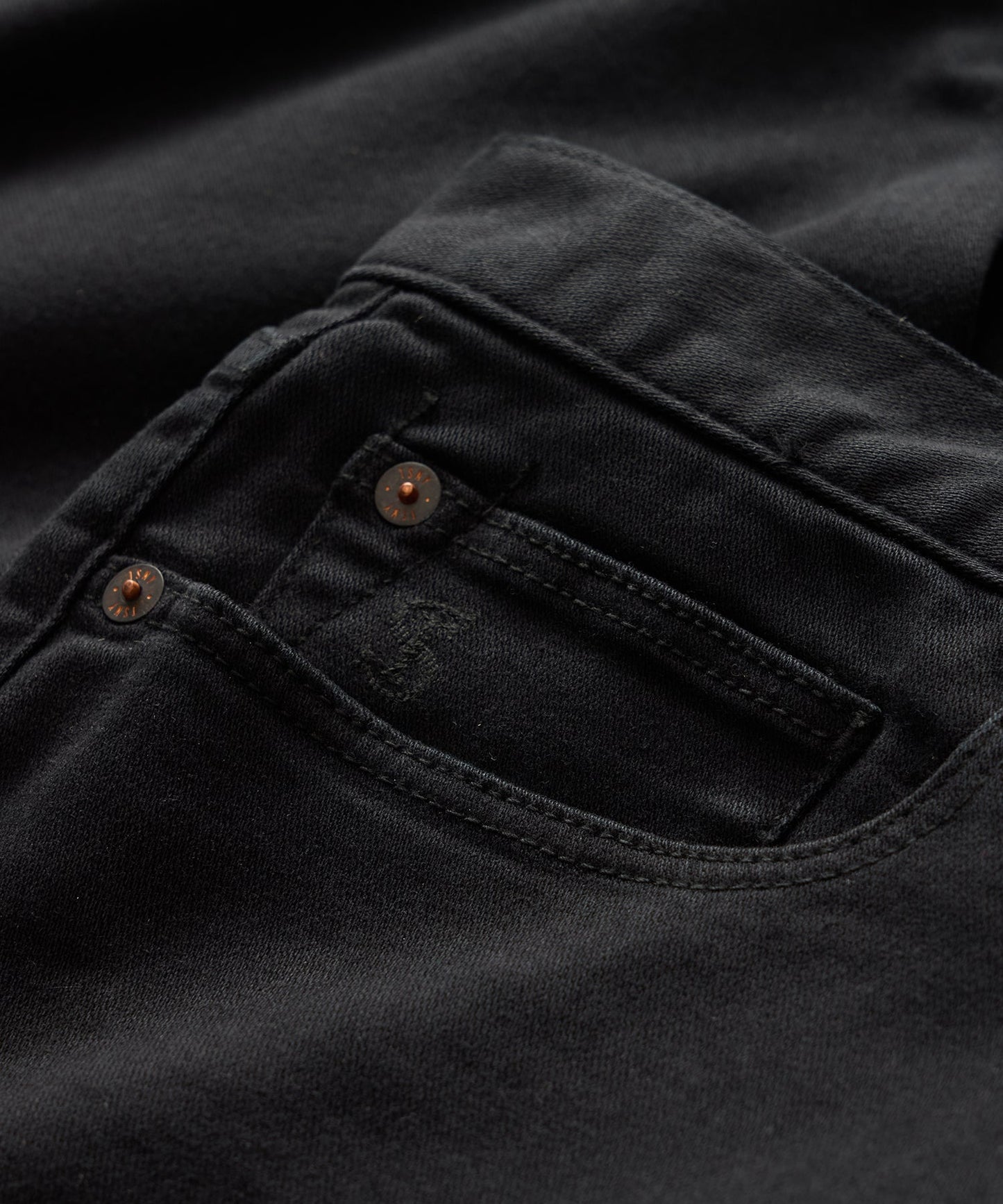 Todd Snyder Slim Fit 5-Pocket Chino in Black BLACK