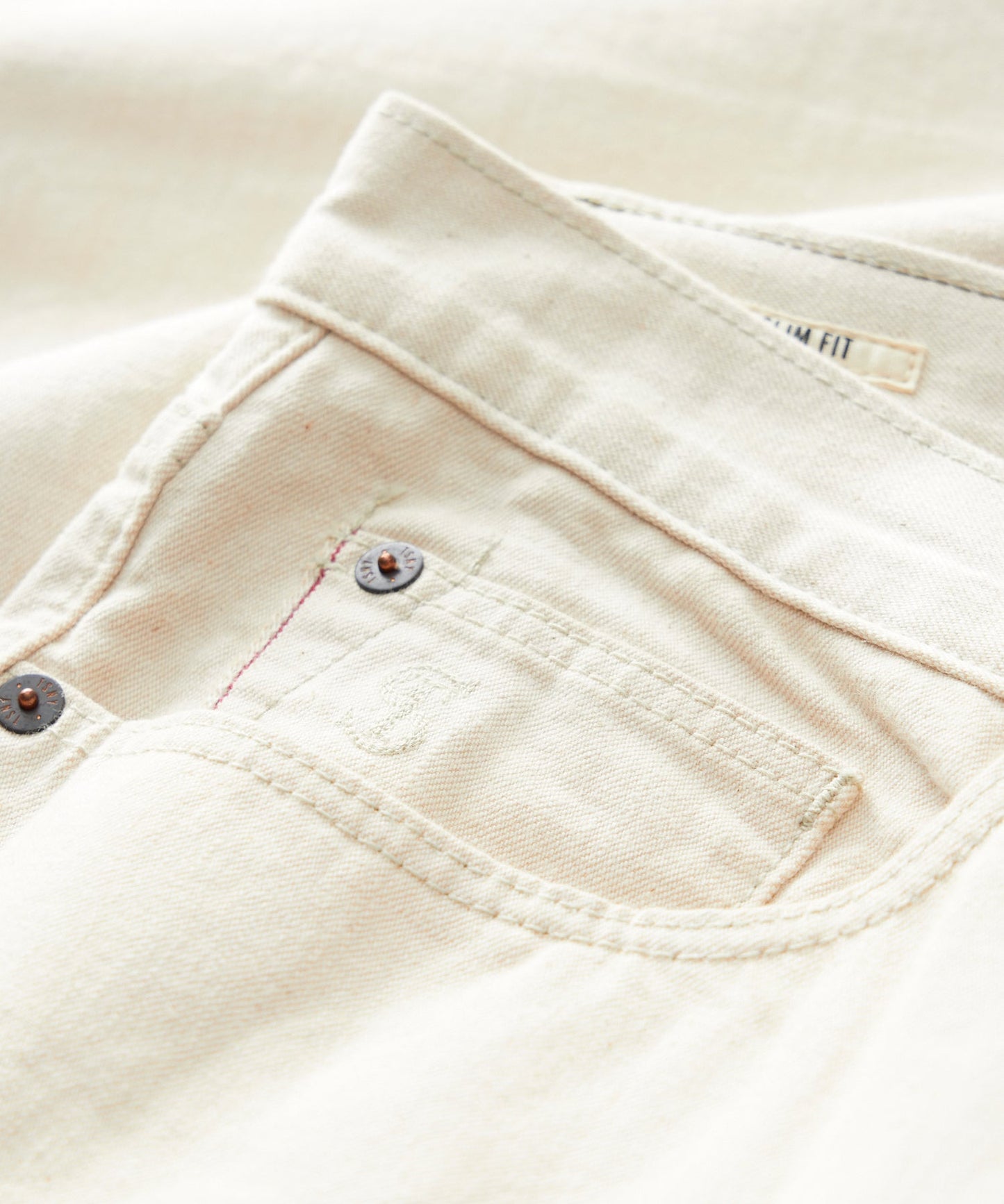 Todd Snyder Slim Lightweight Japanese Selvedge Jean in Canvas Canvas