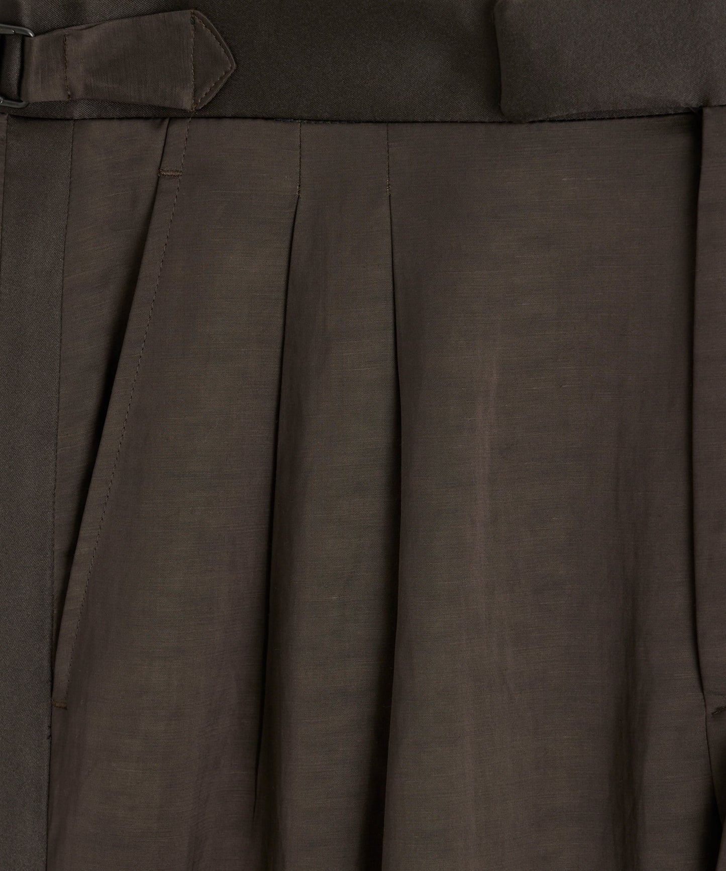 Todd Snyder Italian Relaxed Tuxedo Trouser in Brown Brown