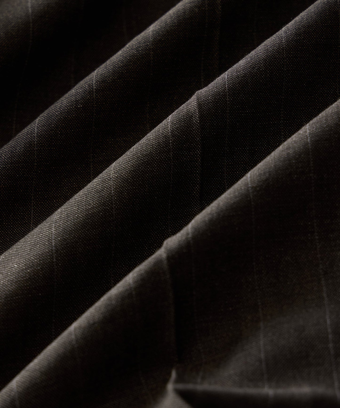 Todd Snyder Italian Wool-Linen Pinstripe Wythe Trouser in Brown Stripe Brown