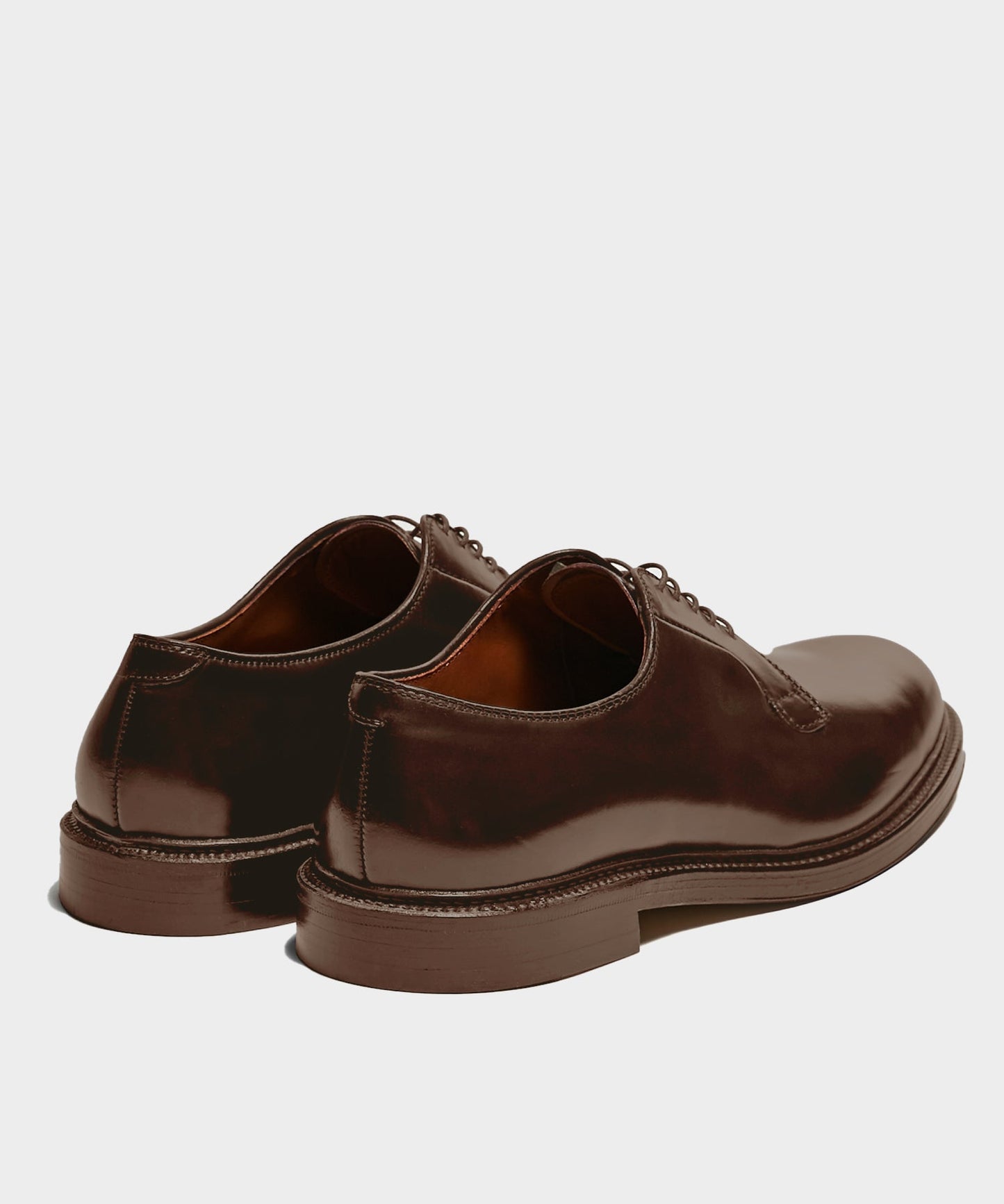 Todd Snyder Alden Cordovan Plain Toe Blucher in Brown Brown