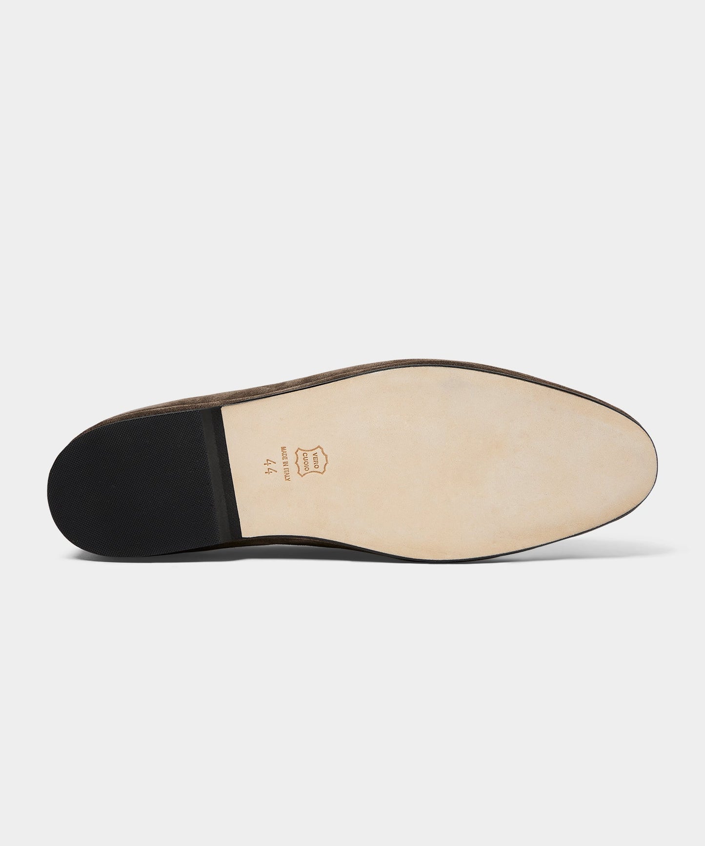 Todd Snyder Todd Snyder X Rubinacci Suede Penny Loafer in Pepper Pepper
