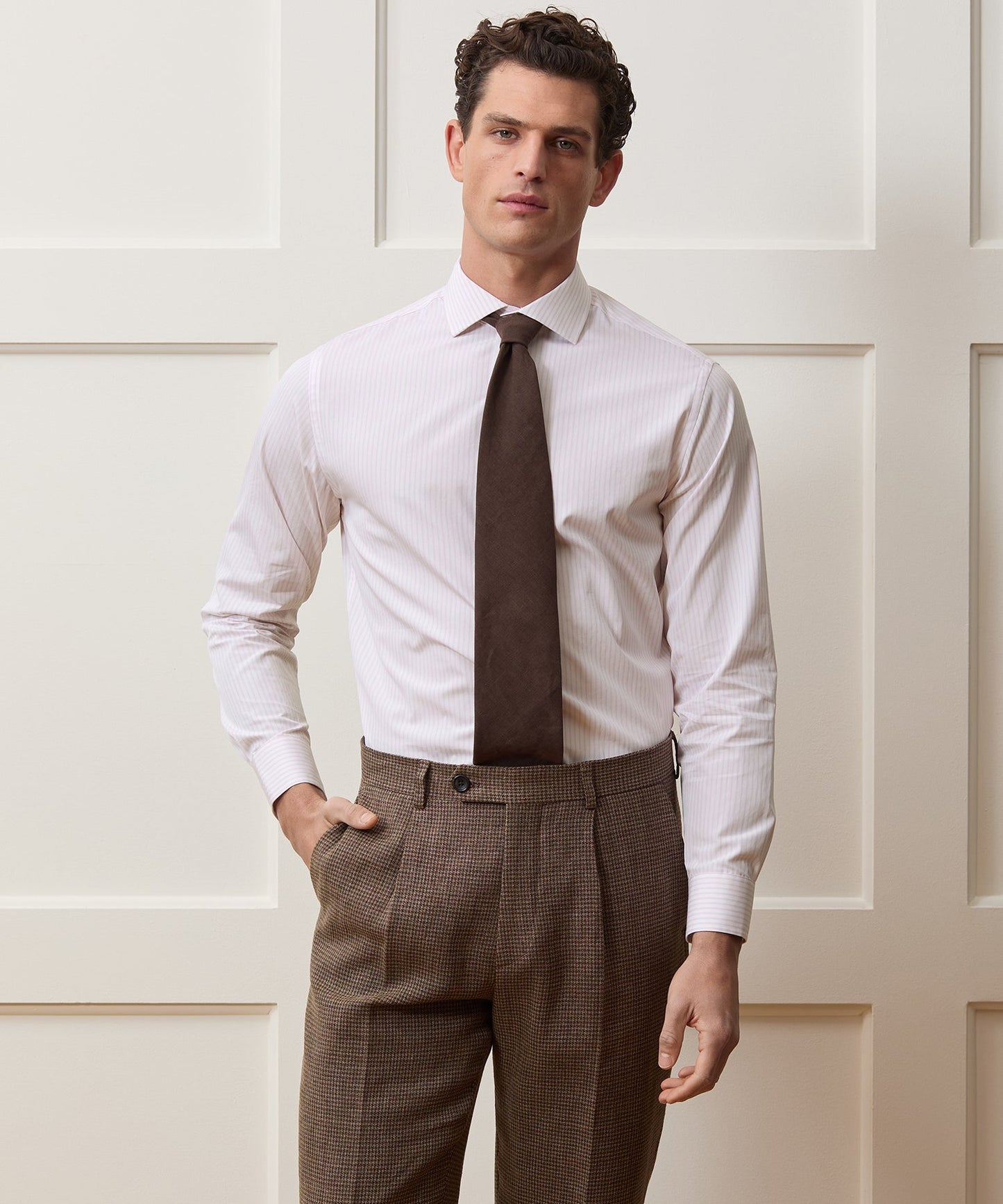 Todd Snyder Linen Tie in Raisin Raisin