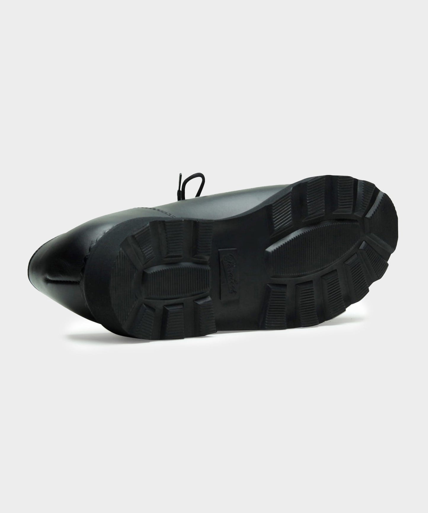 Todd Snyder Paraboot Michael Derby Shoe in Lisse Noir BLACK