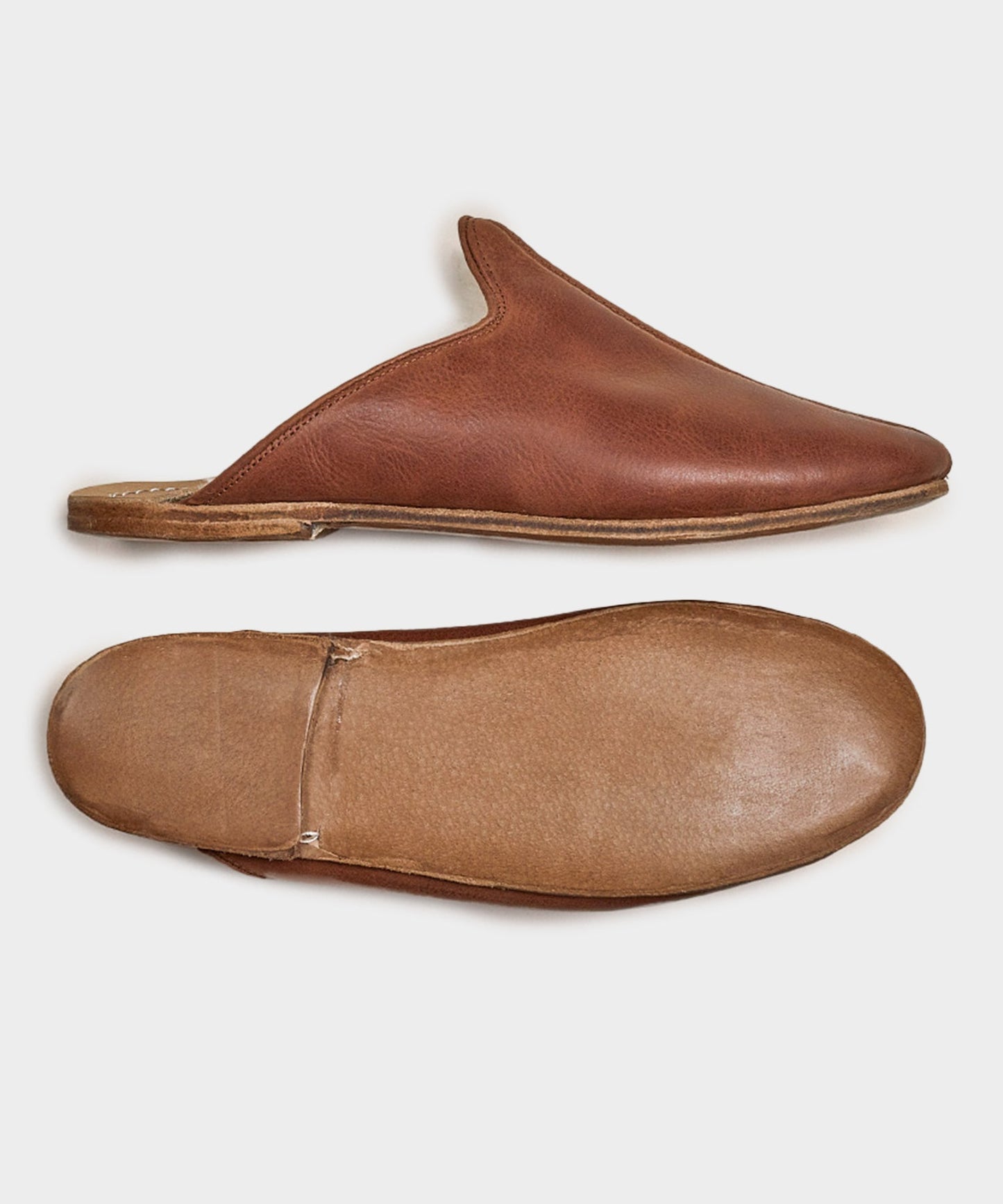 Todd Snyder Sabah Baba Shearling Slide in Fort Worth Brown Brown