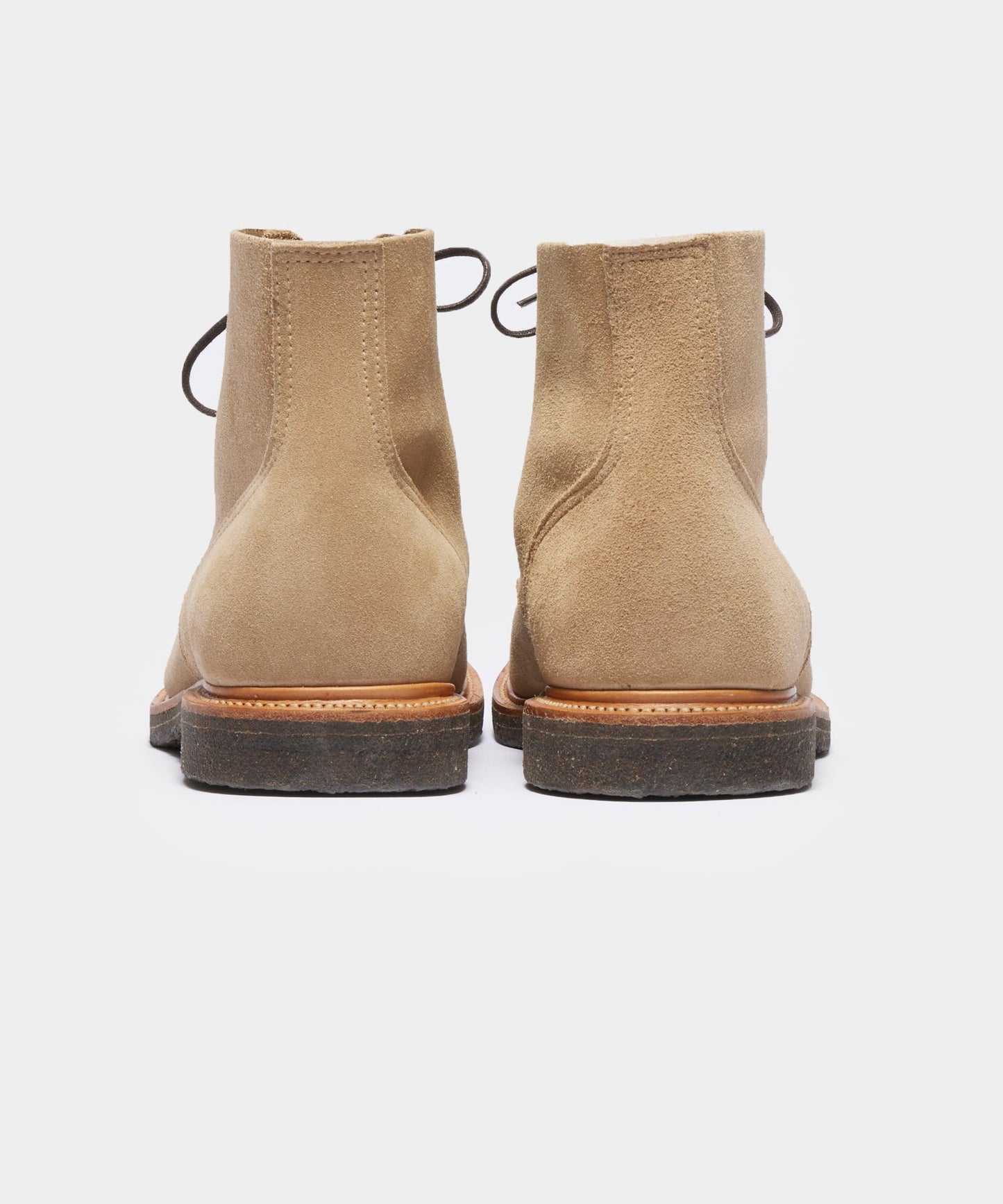 Todd Snyder Todd Snyder x Sanders Apron Suede Boot in Milkshake BEIGE