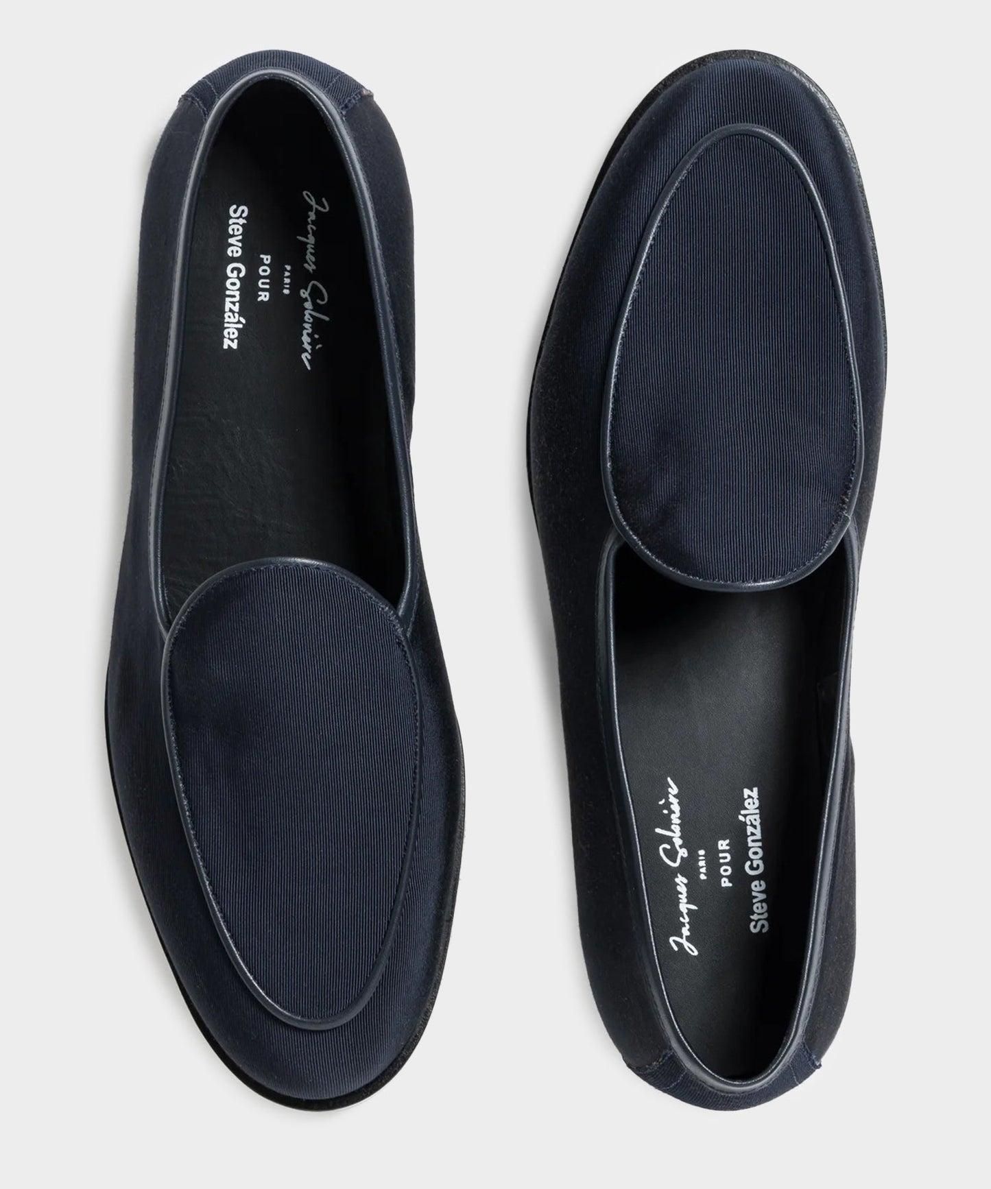 Todd Snyder Jacques Solovière Gros Grain Loafer Navy