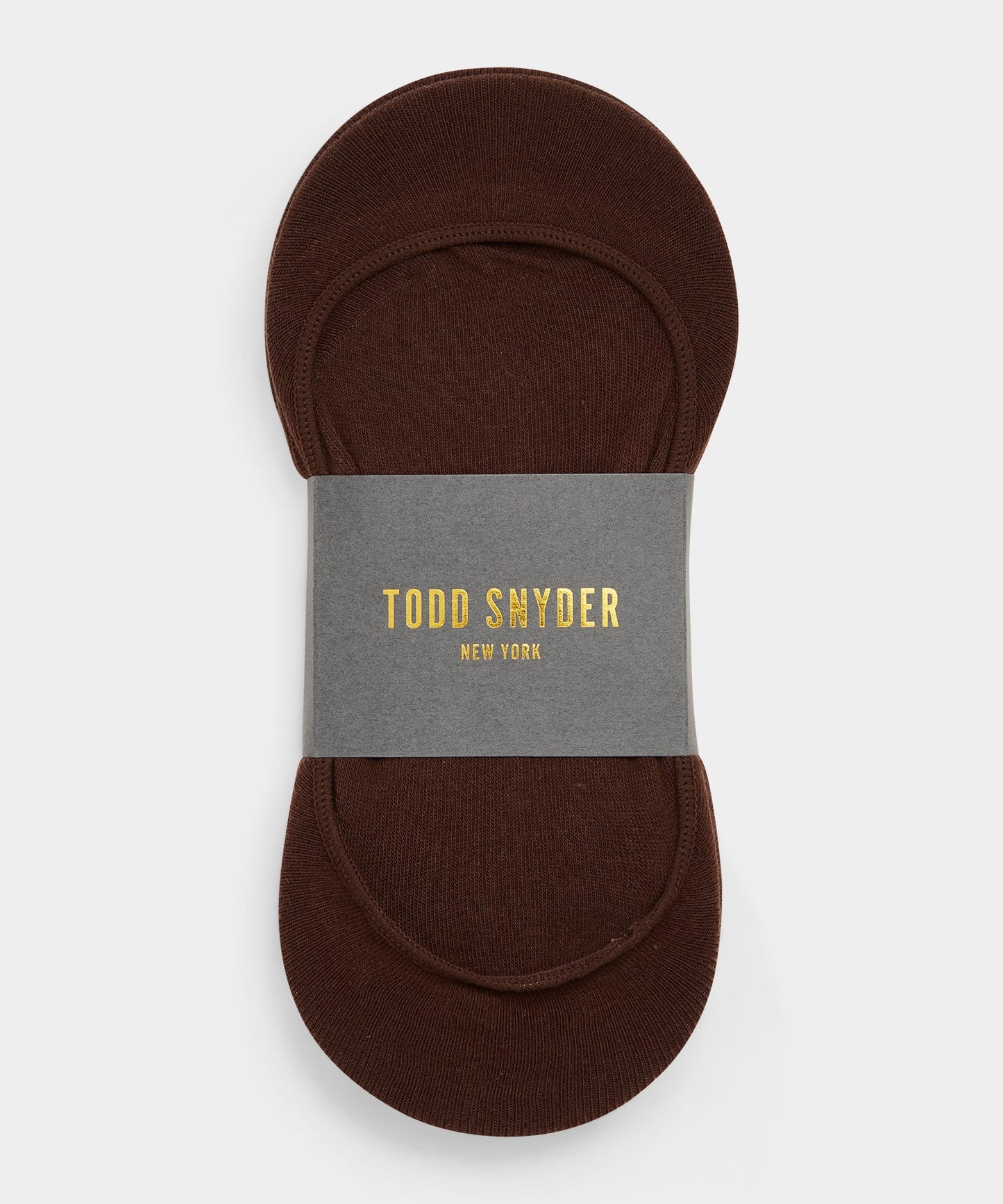 Todd Snyder No-Show Sock, 3-Pack Brown