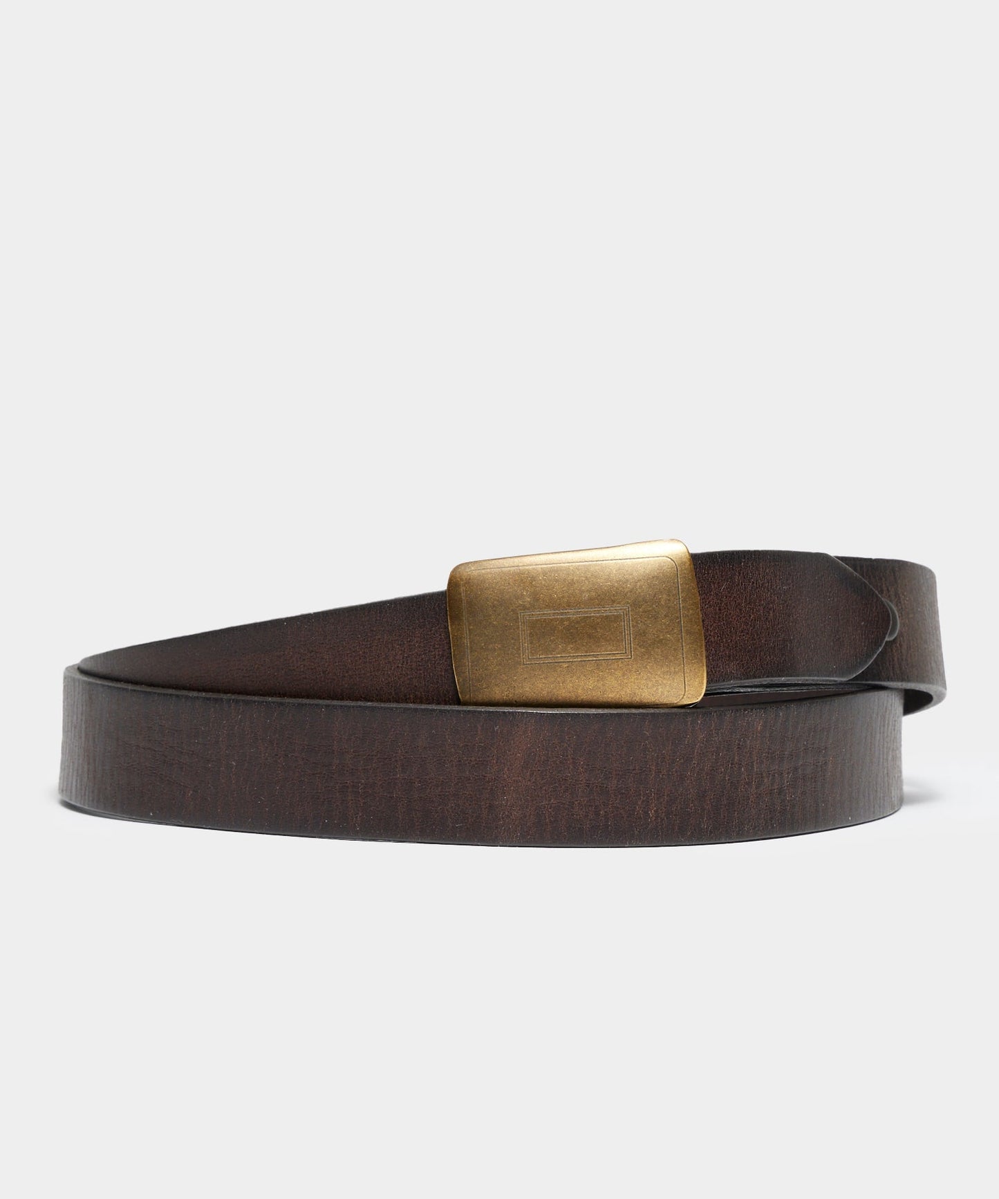 Todd Snyder Vintage Leather Belt in Brown Brown