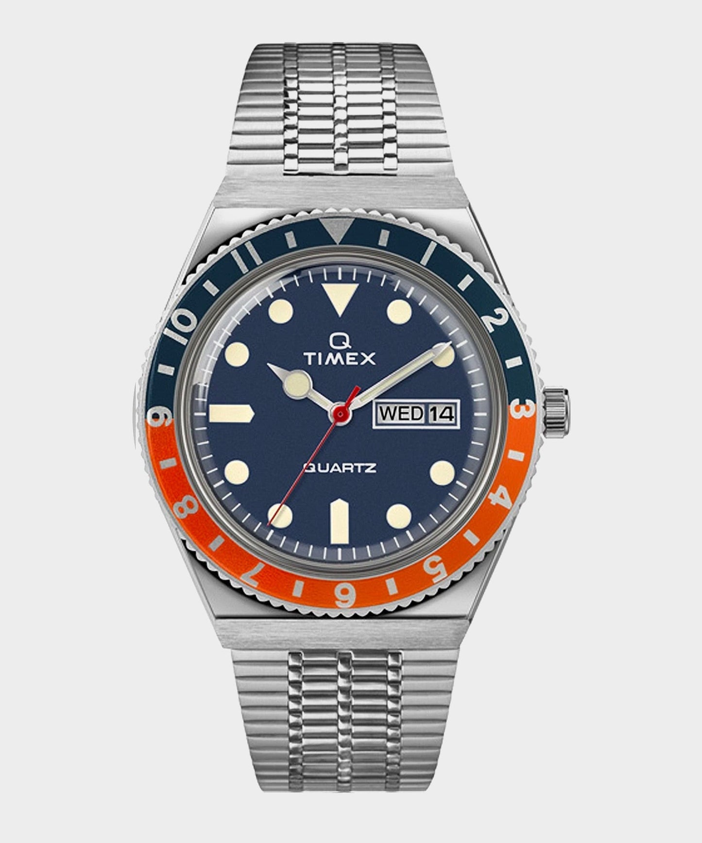 Todd Snyder Timex Q Reissue Watch in Navy/Orange Navy