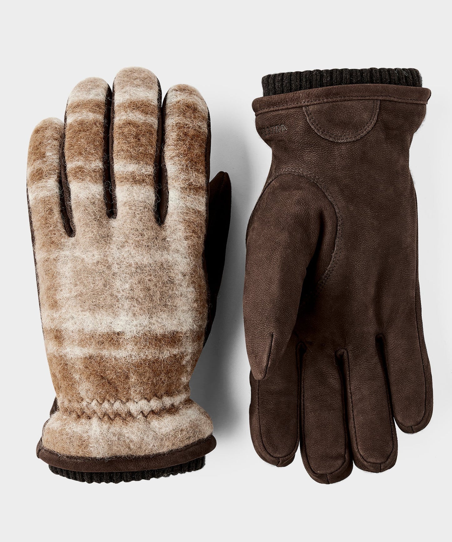 Todd Snyder Hestra Noah Glove in Tan Plaid Tan