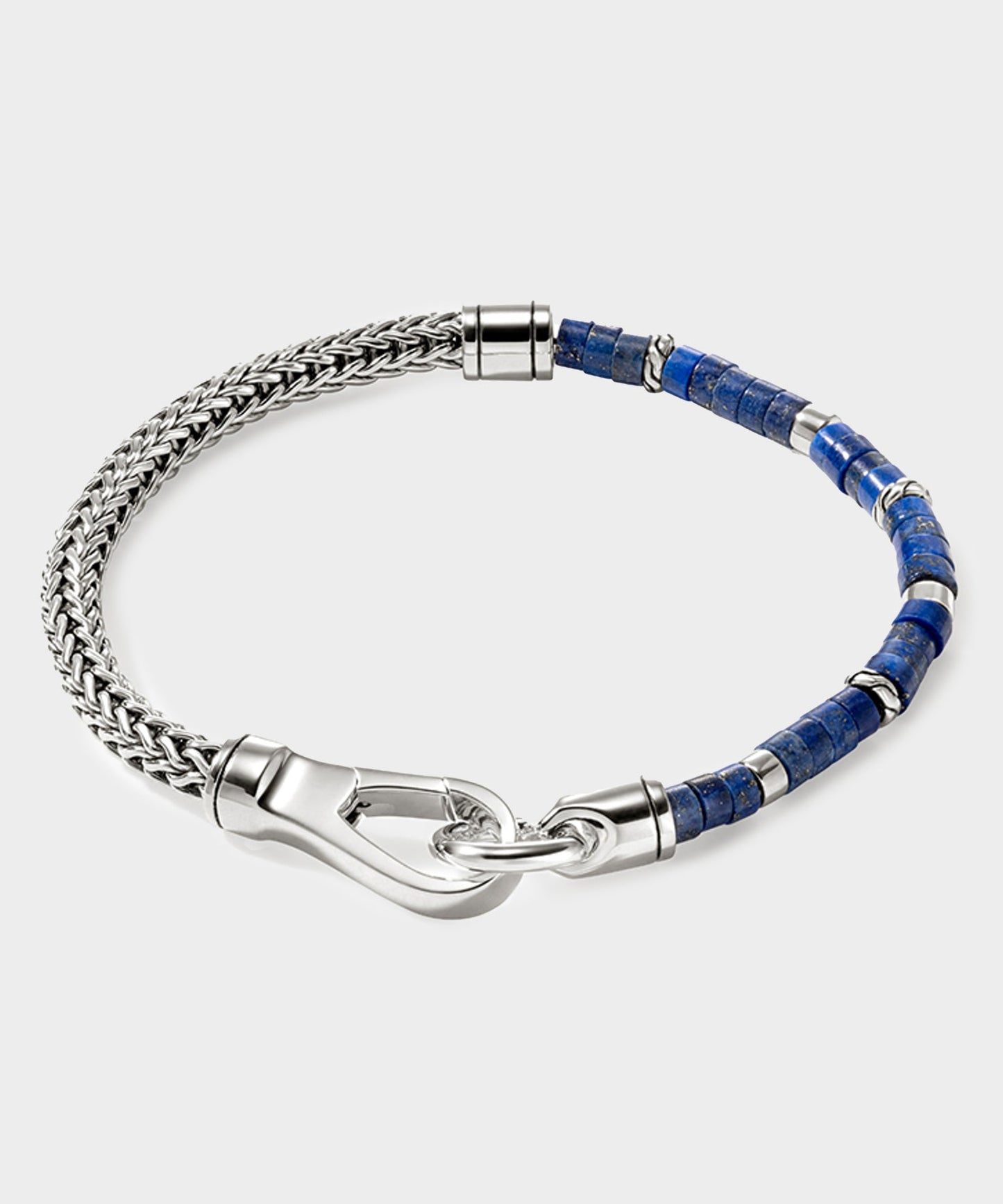 Todd Snyder John Hardy Sterling Silver Lapis Hardstone Bracelet Silver