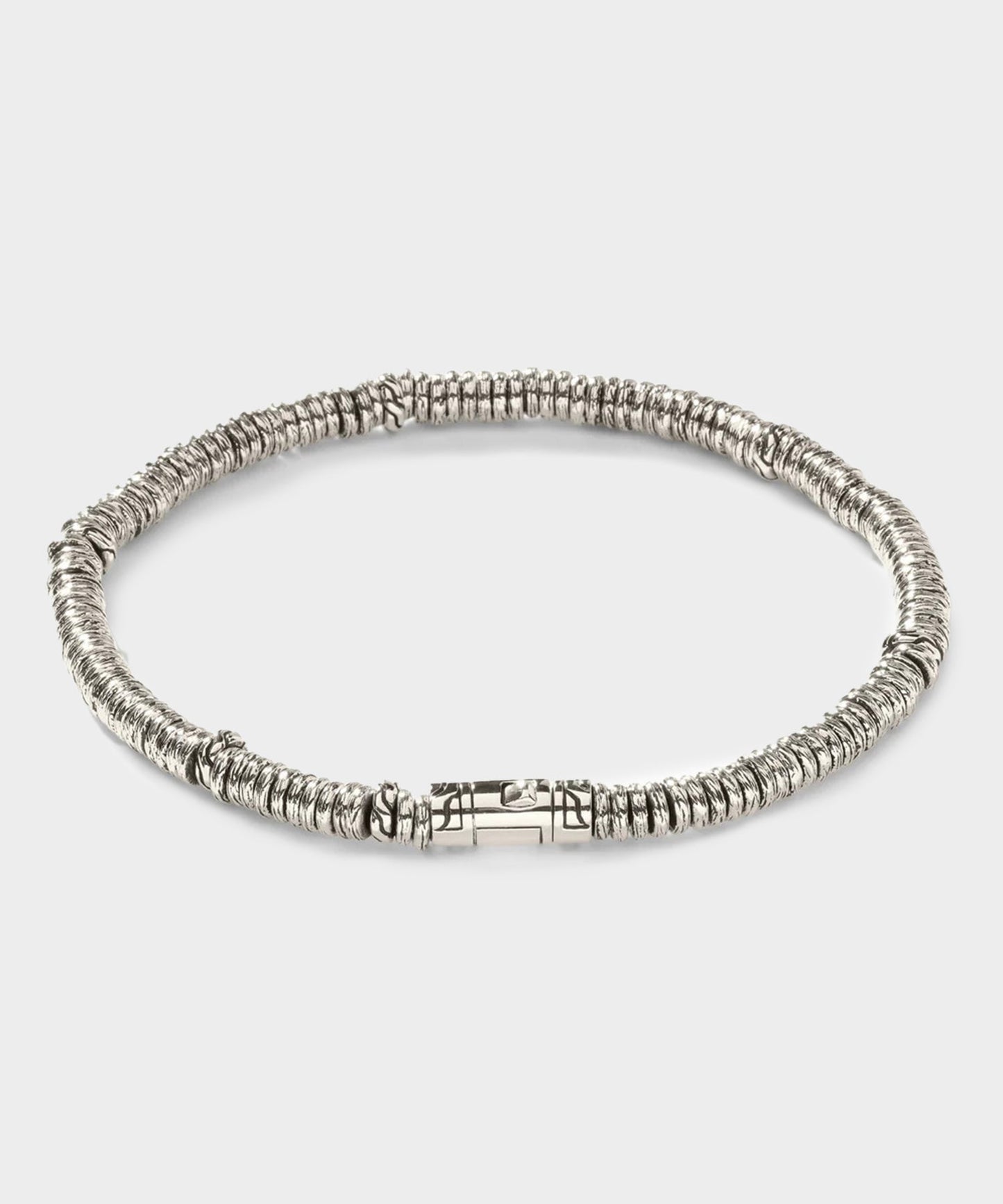 Todd Snyder John Hardy Sterling Silver Heishi Bracelet Silver