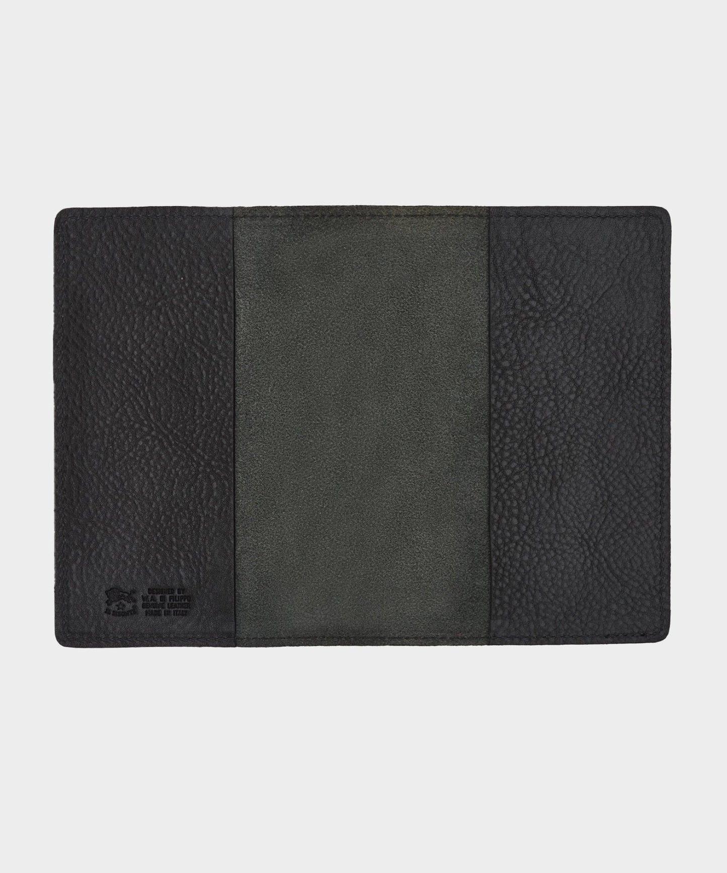 Todd Snyder Il Bisonte Leather Passport Holder in Black Black