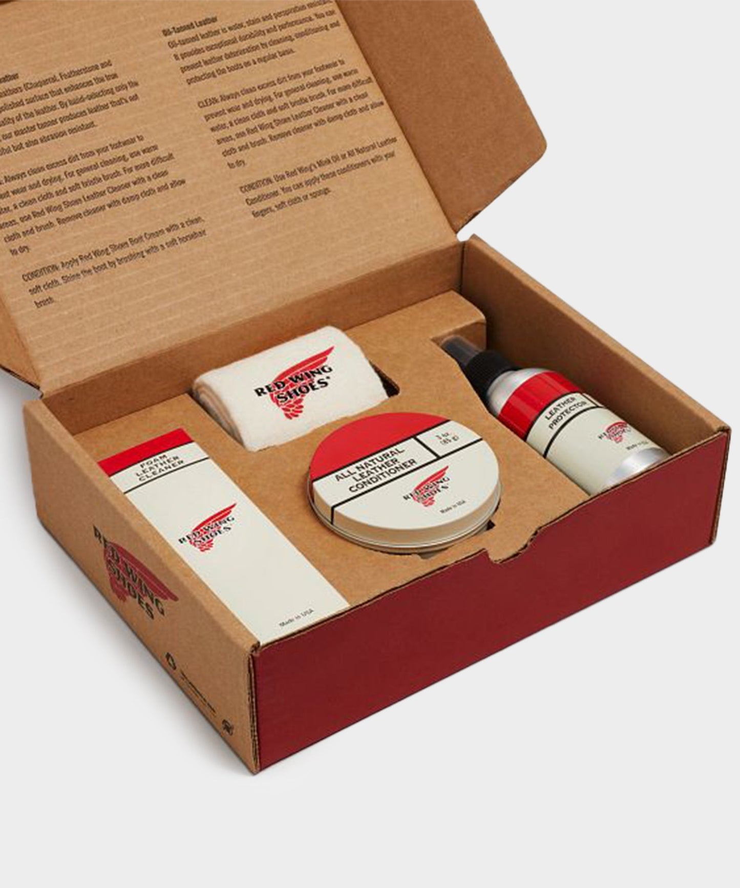 Todd Snyder Red Wing Oil-Tanned Leather Care Kit Black