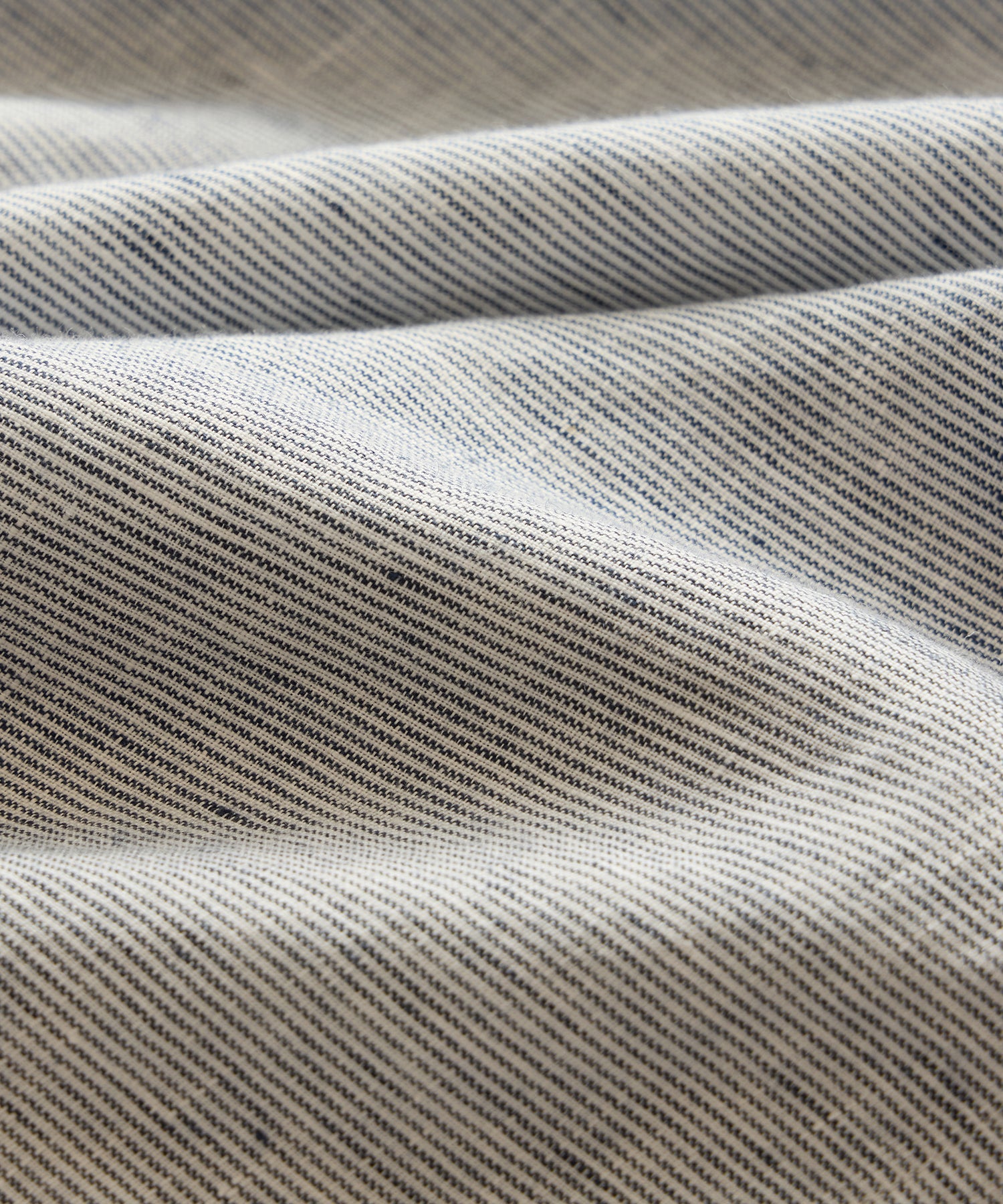 Todd Snyder Linen Popover Shirt in Blue Stripe Blue