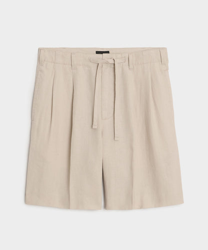 Todd Snyder 8" Mylos Short in Khaki Khaki