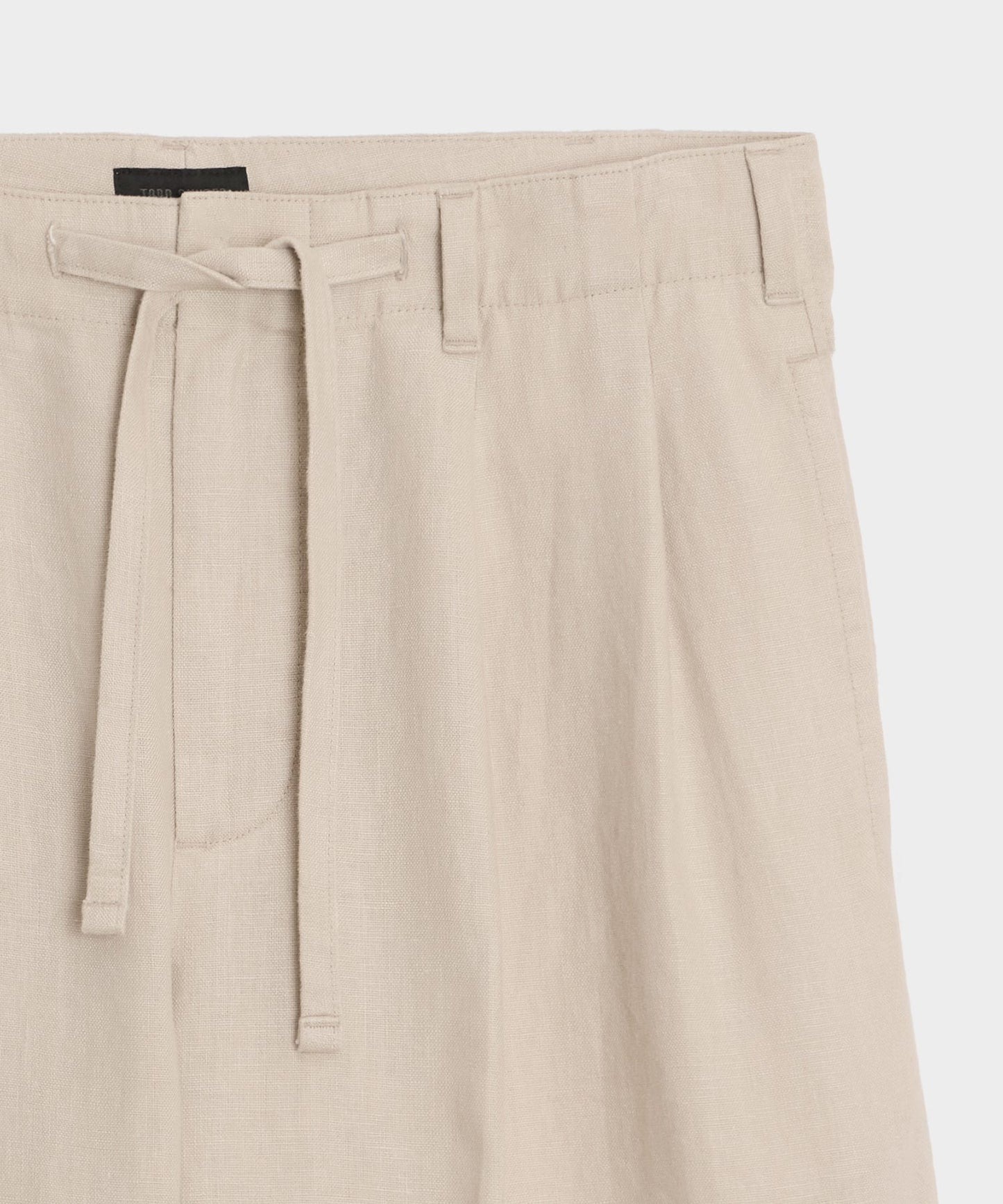 Todd Snyder 8" Mylos Short in Khaki Khaki