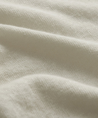 Todd Snyder Linen-Cotton Henley Sweater in Bisque Bisque