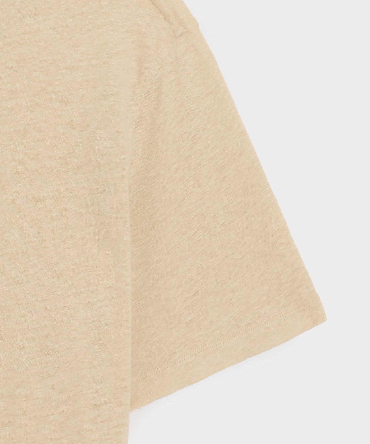 Todd Snyder Linen Henley in Sand Dollar Sand Dollar