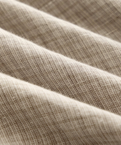 Todd Snyder Linen Popover Shirt in Tan Stripe Tan