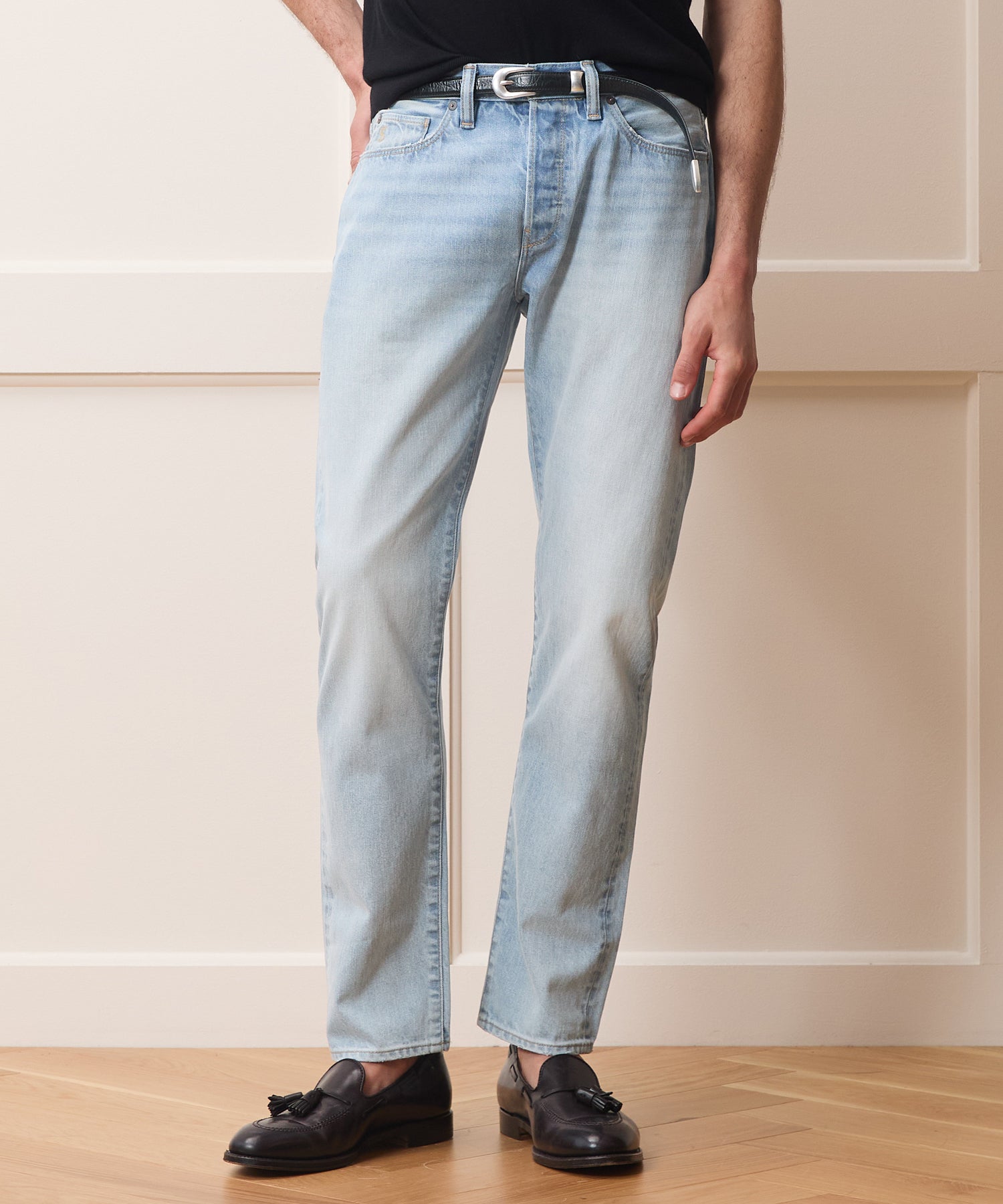 Todd Snyder Slim Selvedge Jean in Light Indigo Light Indigo