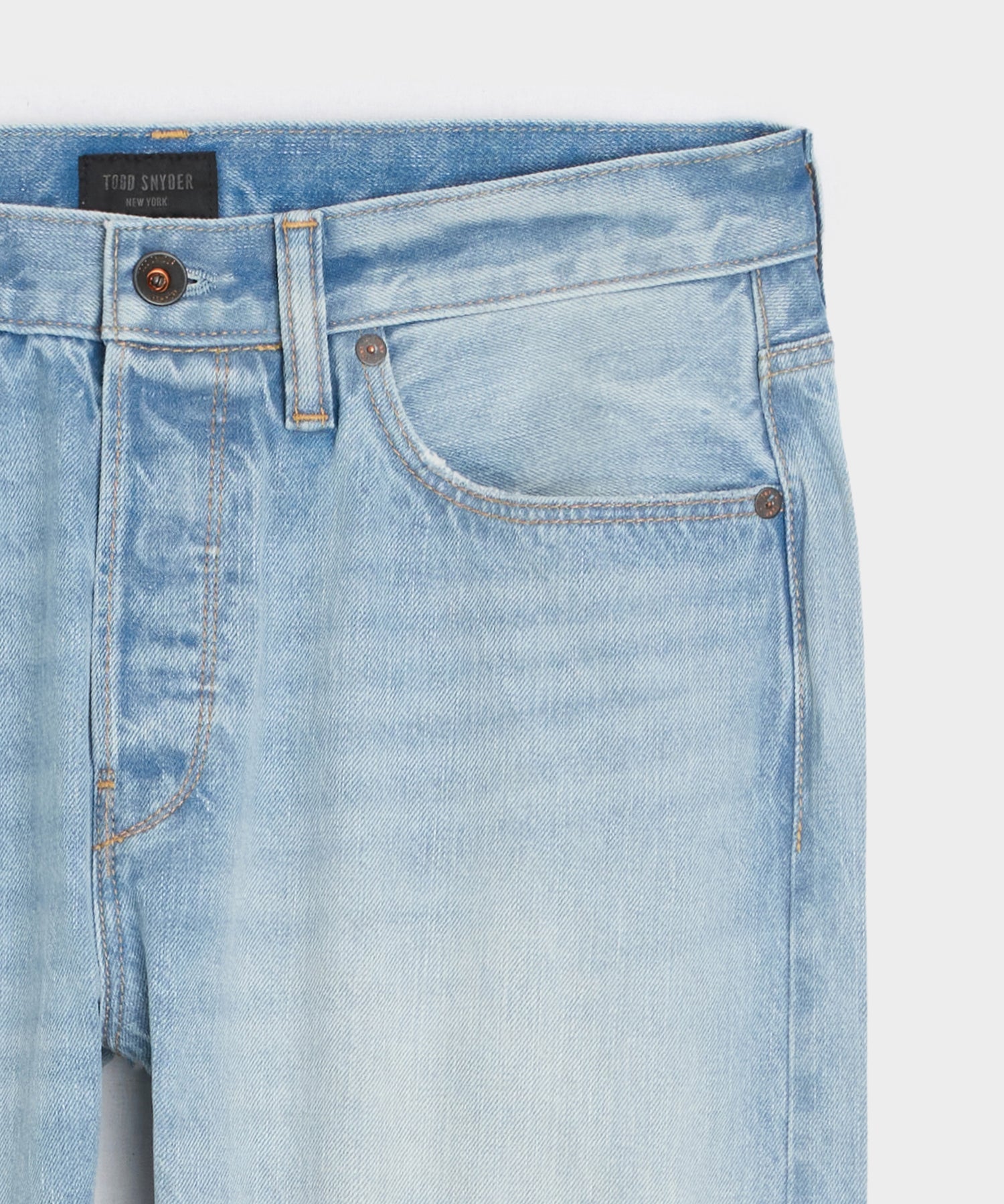 Todd Snyder Slim Selvedge Jean in Light Indigo Light Indigo