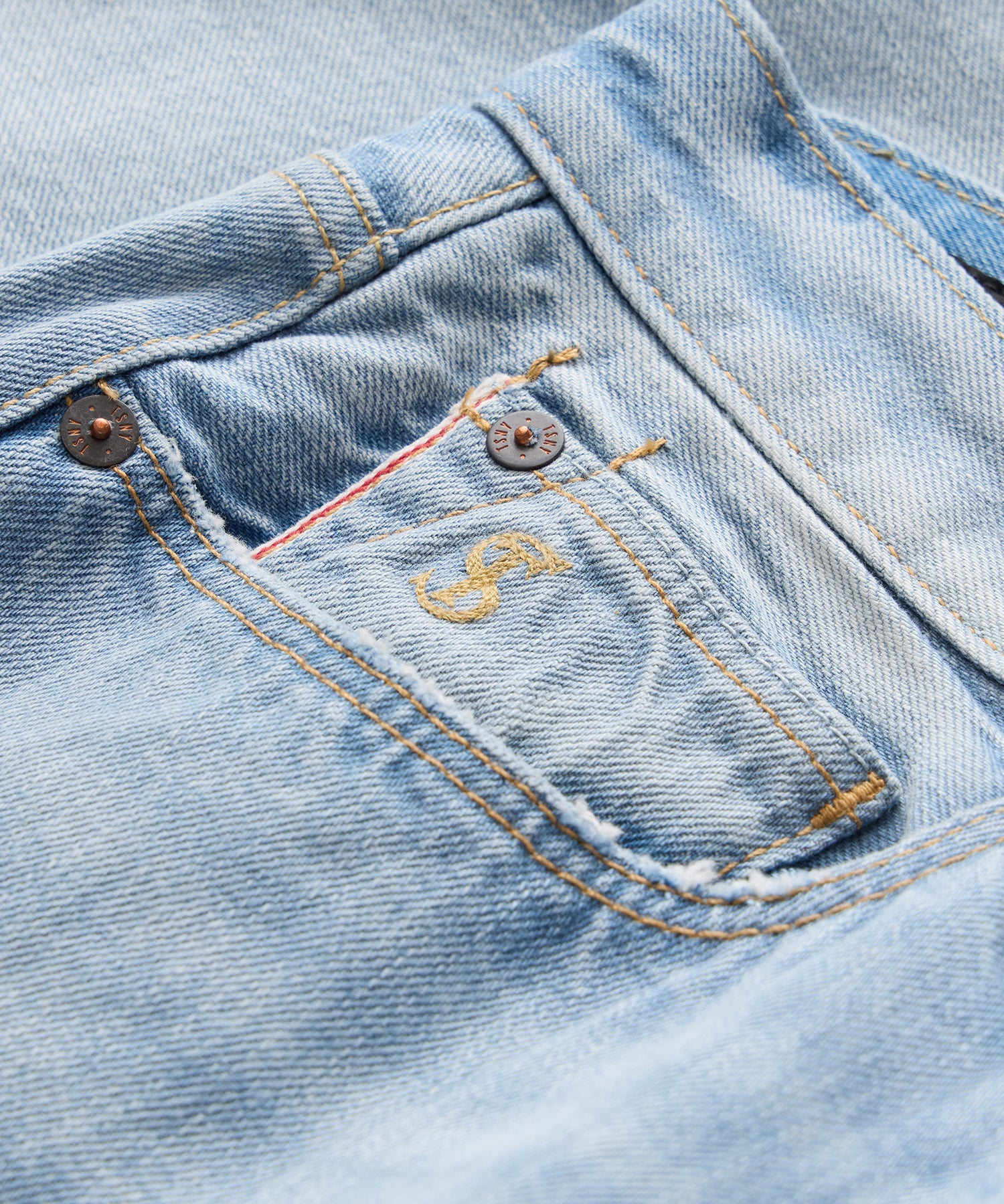 Todd Snyder Slim Selvedge Jean in Light Indigo Light Indigo
