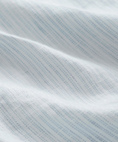 Todd Snyder 5" Linen Beachcomber Short in Light Indigo Stripe Light Indigo Stripe
