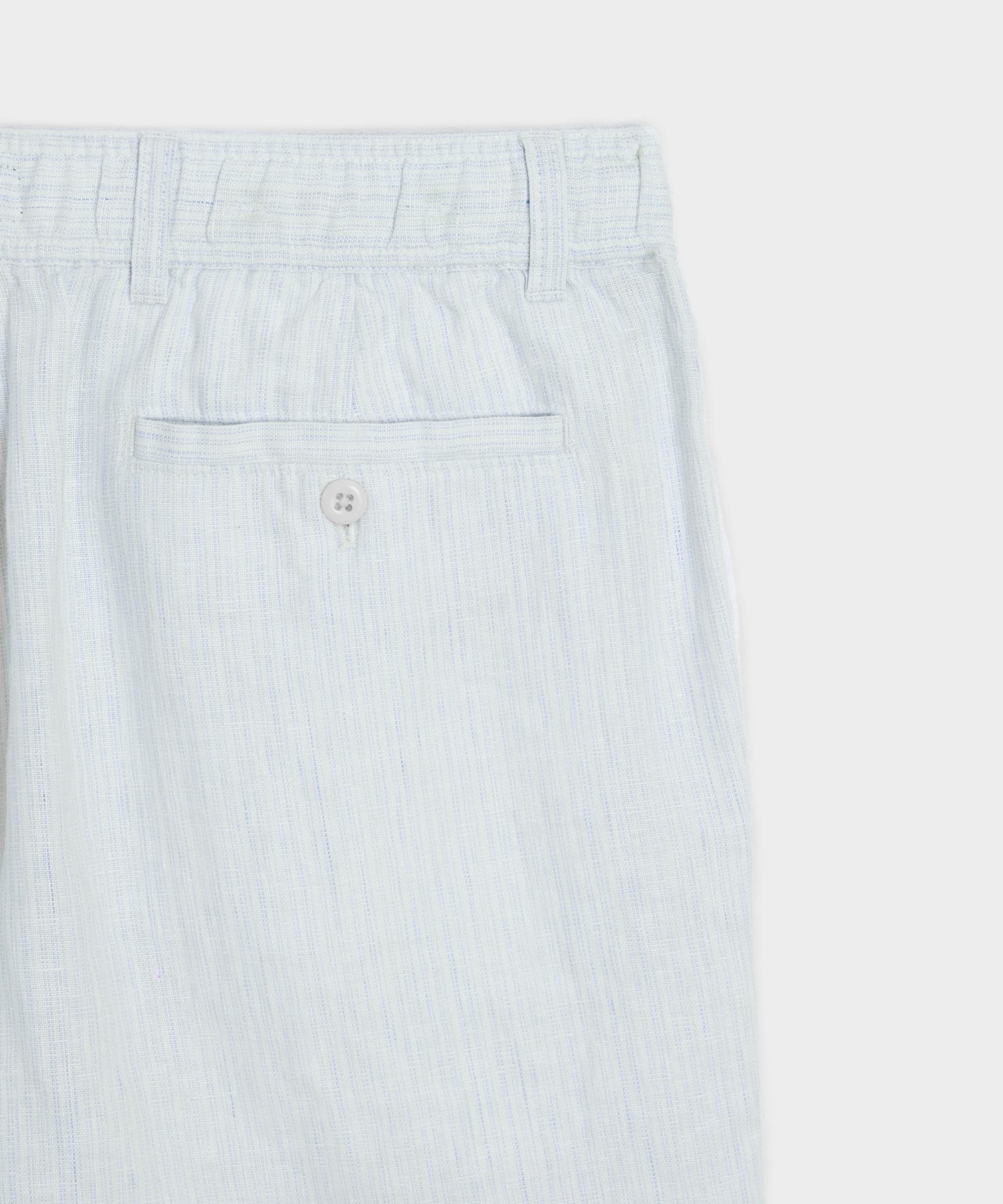 Todd Snyder 5" Linen Beachcomber Short in Light Indigo Stripe Light Indigo Stripe