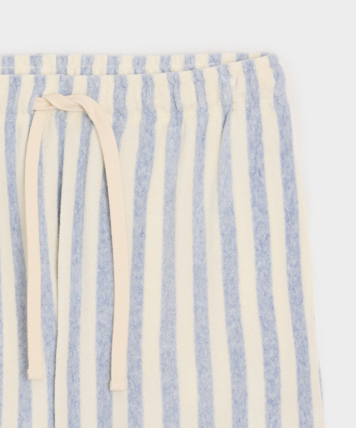 Todd Snyder 6" Striped Terry Short in Light Blue Light Blue