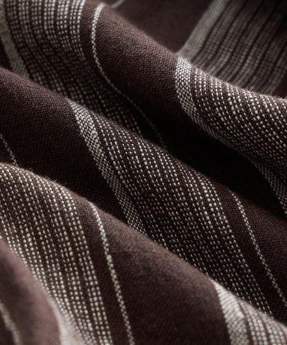 Todd Snyder Linen Beach Pant in Burgundy Stripe Burgundy Stripe