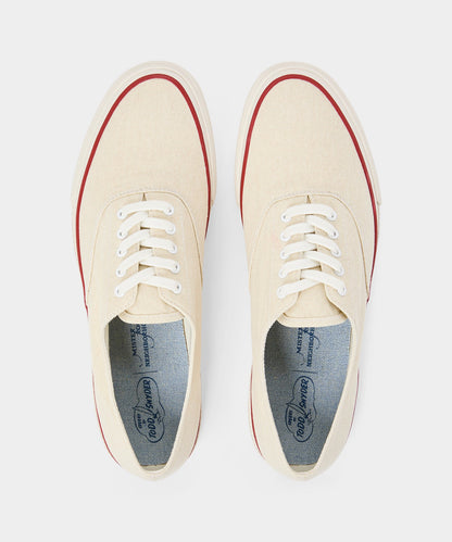 Todd Snyder Sperry x Todd Snyder x Mister Rogers’ Neighborhood CVO Sneaker in Vintage Ecru Ecru