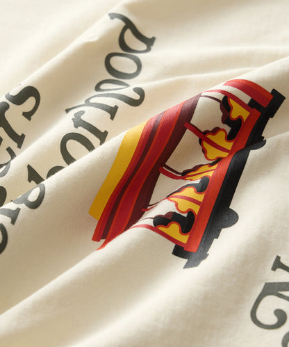 Todd Snyder Todd Snyder x Mister Rogers' Neighborhood Trolley Tee in Chalk New York City Chalk