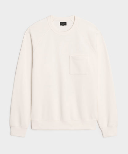 Todd Snyder Foundation Pocket Sweatshirt in Bisque Bisque