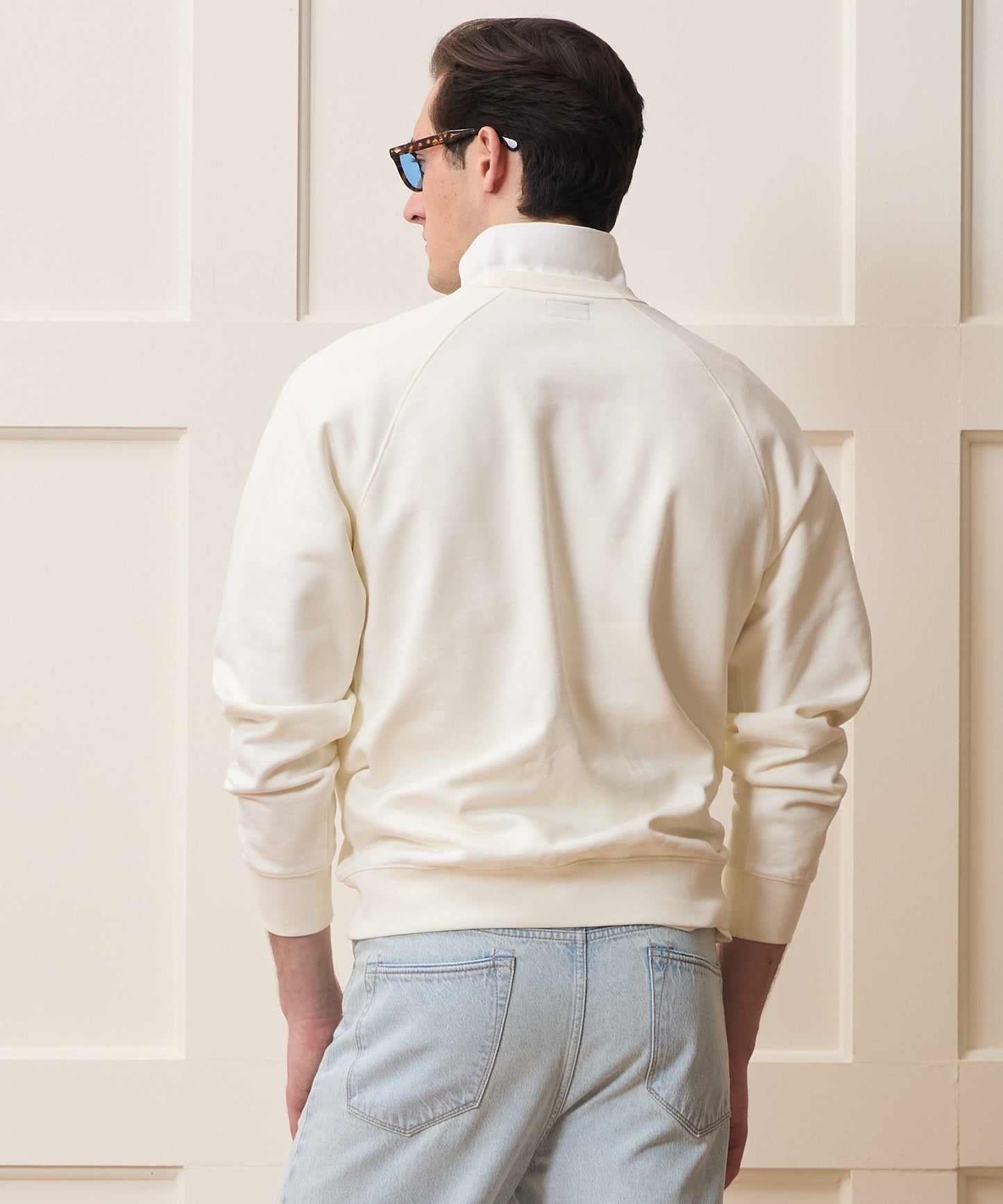 Todd Snyder Foundation Pocket Sweatshirt in Bisque Bisque