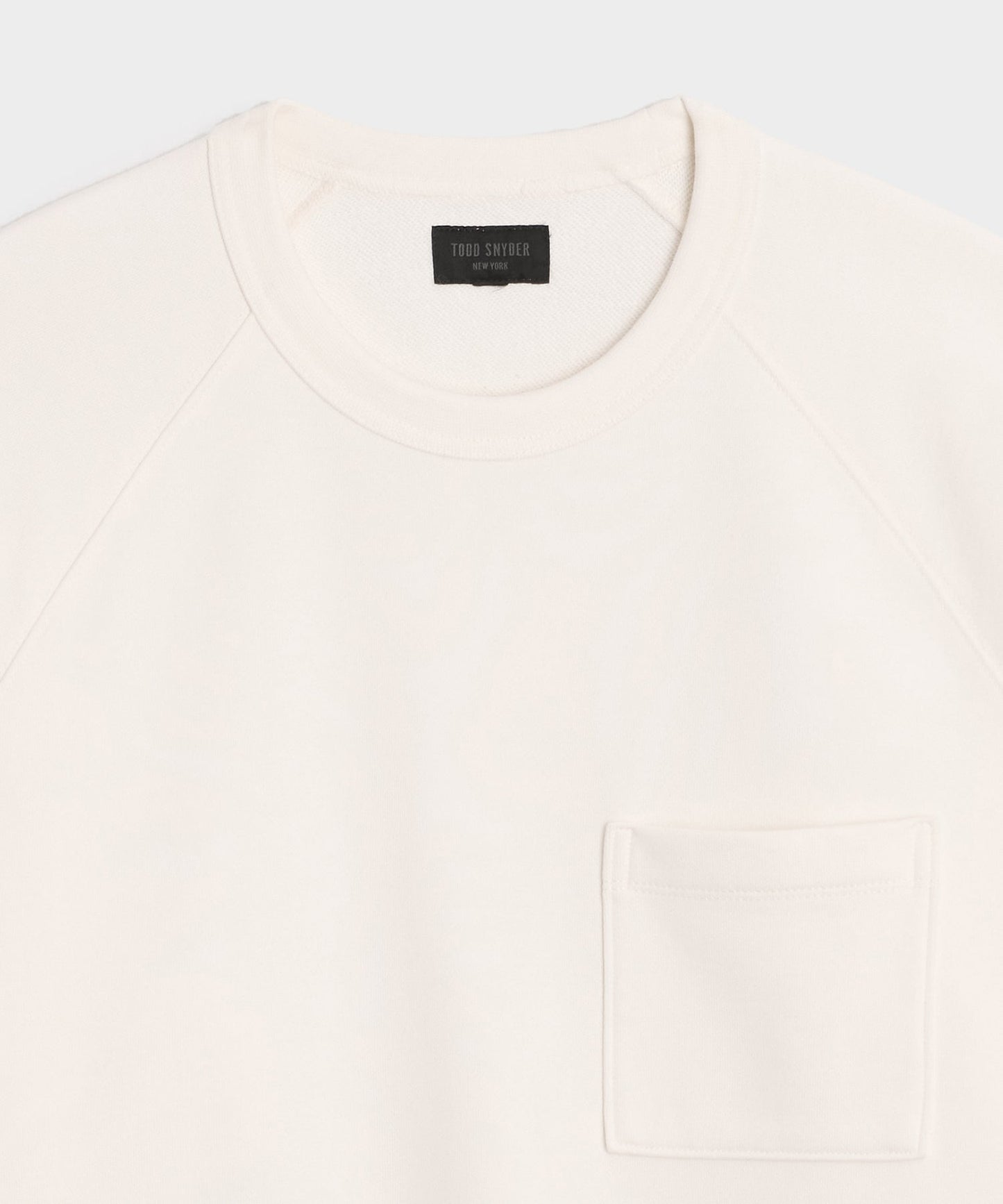 Todd Snyder Foundation Pocket Sweatshirt in Bisque Bisque