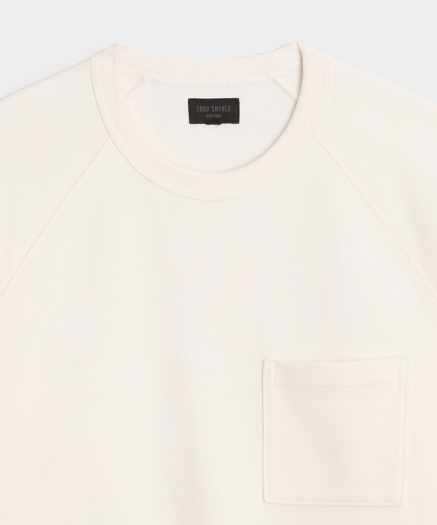 Todd Snyder Foundation Pocket Sweatshirt in Bisque Bisque